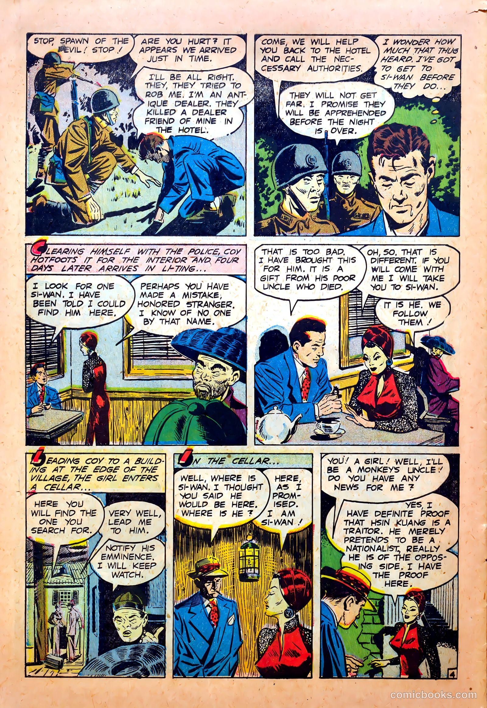 Captain Steve Savage #1 (1951) — page 30 of 36