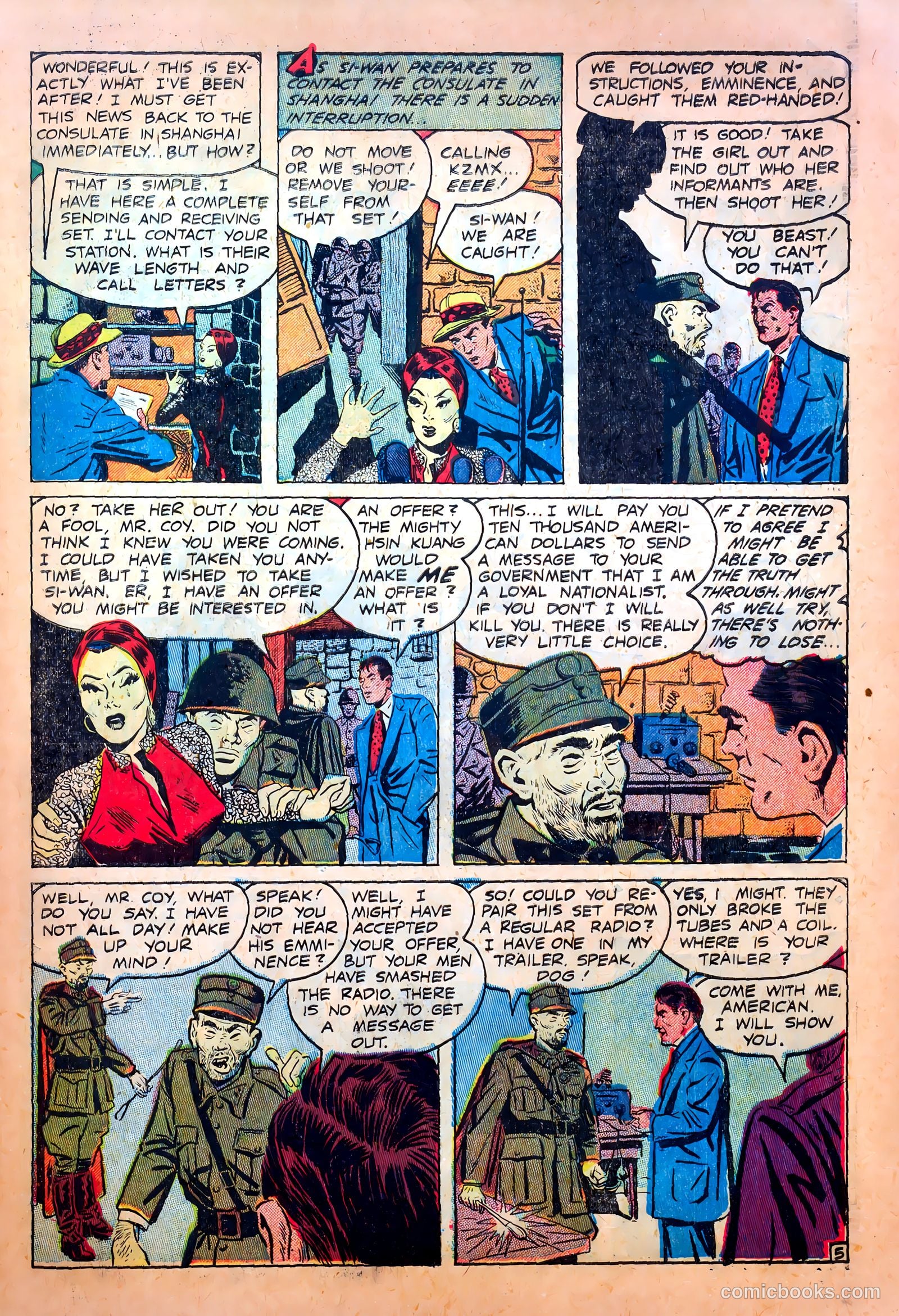 Captain Steve Savage #1 (1951) — page 31 of 36