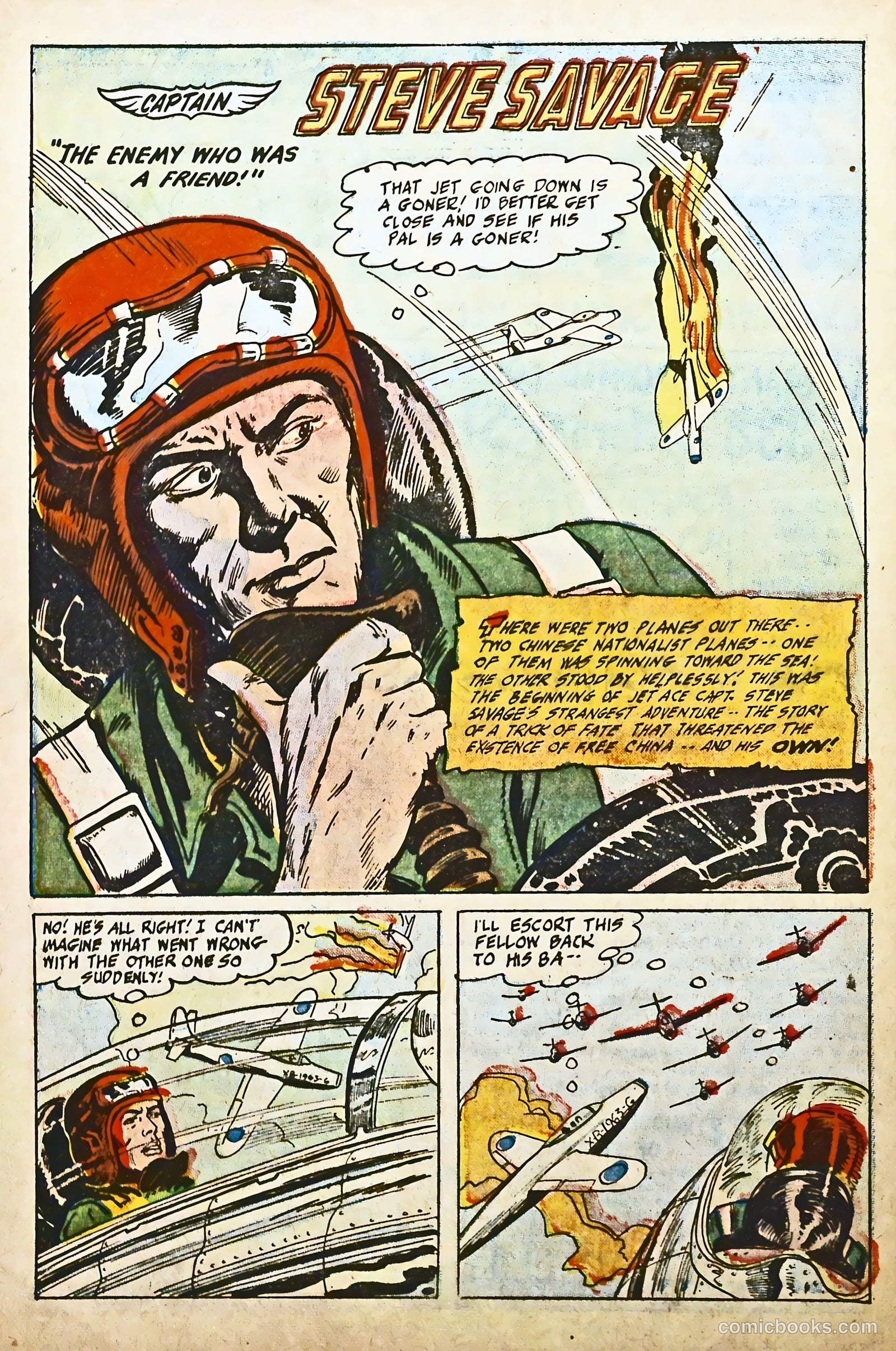 Captain Steve Savage #10 (1955) — page 28 of 36