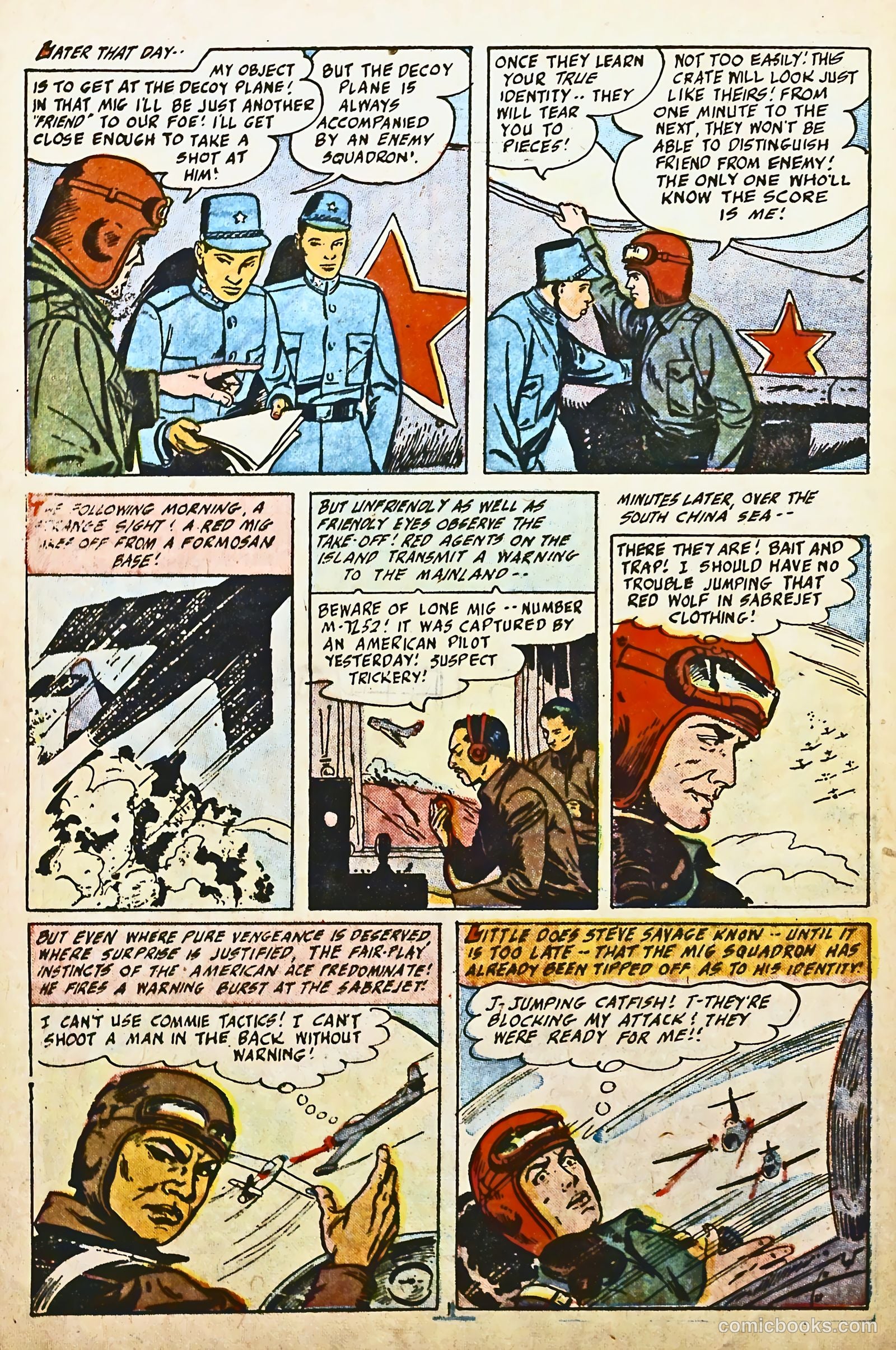 Captain Steve Savage #10 (1955) — page 32 of 36