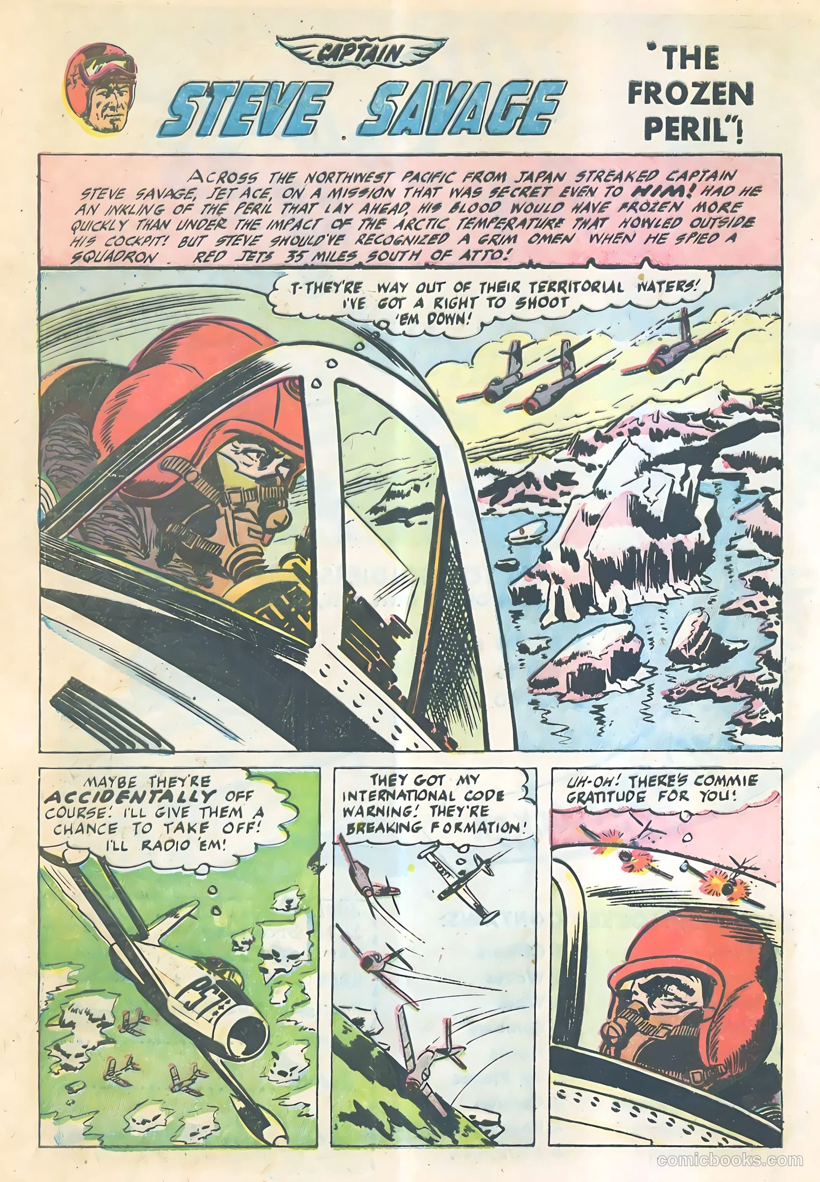 Captain Steve Savage #11 (1956) — page 28 of 36