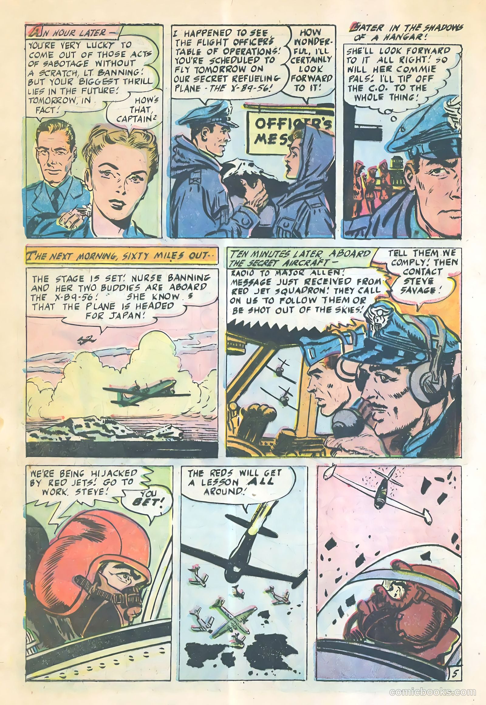 Captain Steve Savage #11 (1956) — page 32 of 36