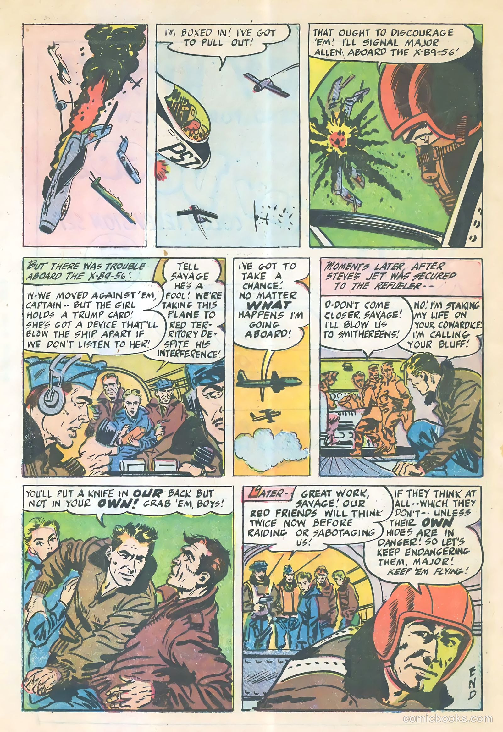 Captain Steve Savage #11 (1956) — page 33 of 36