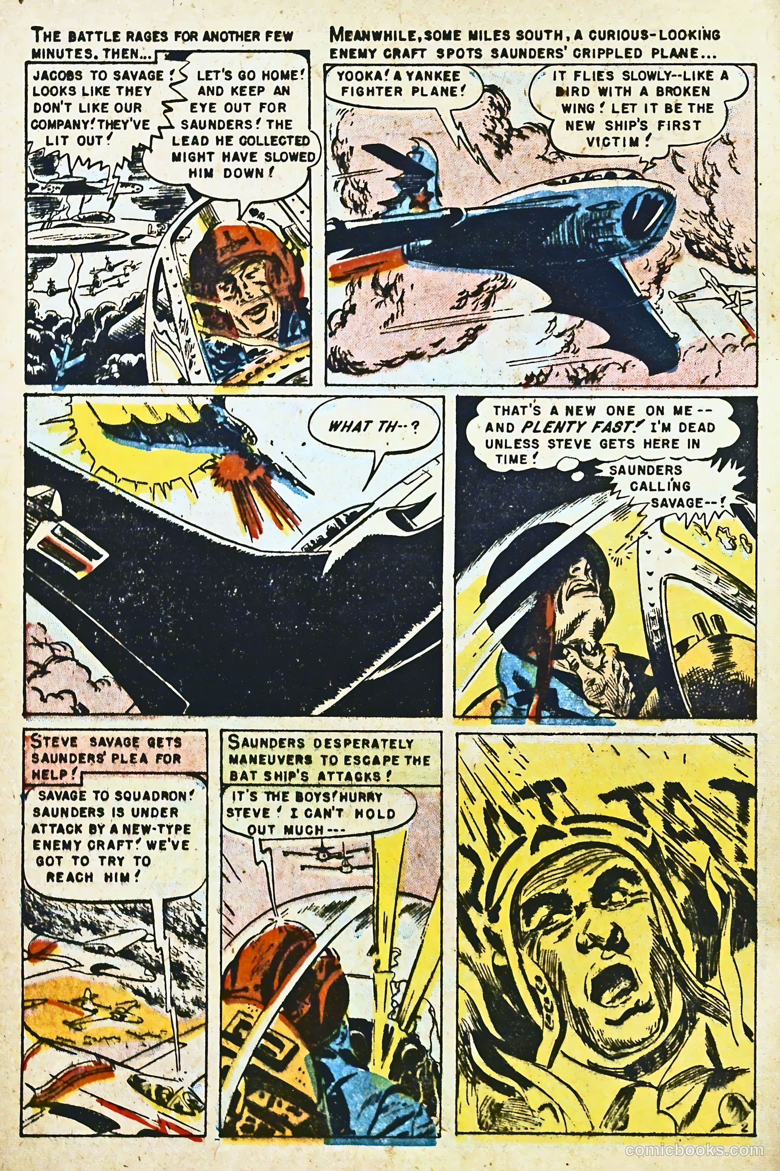 Captain Steve Savage #12 (1956) — page 4 of 36