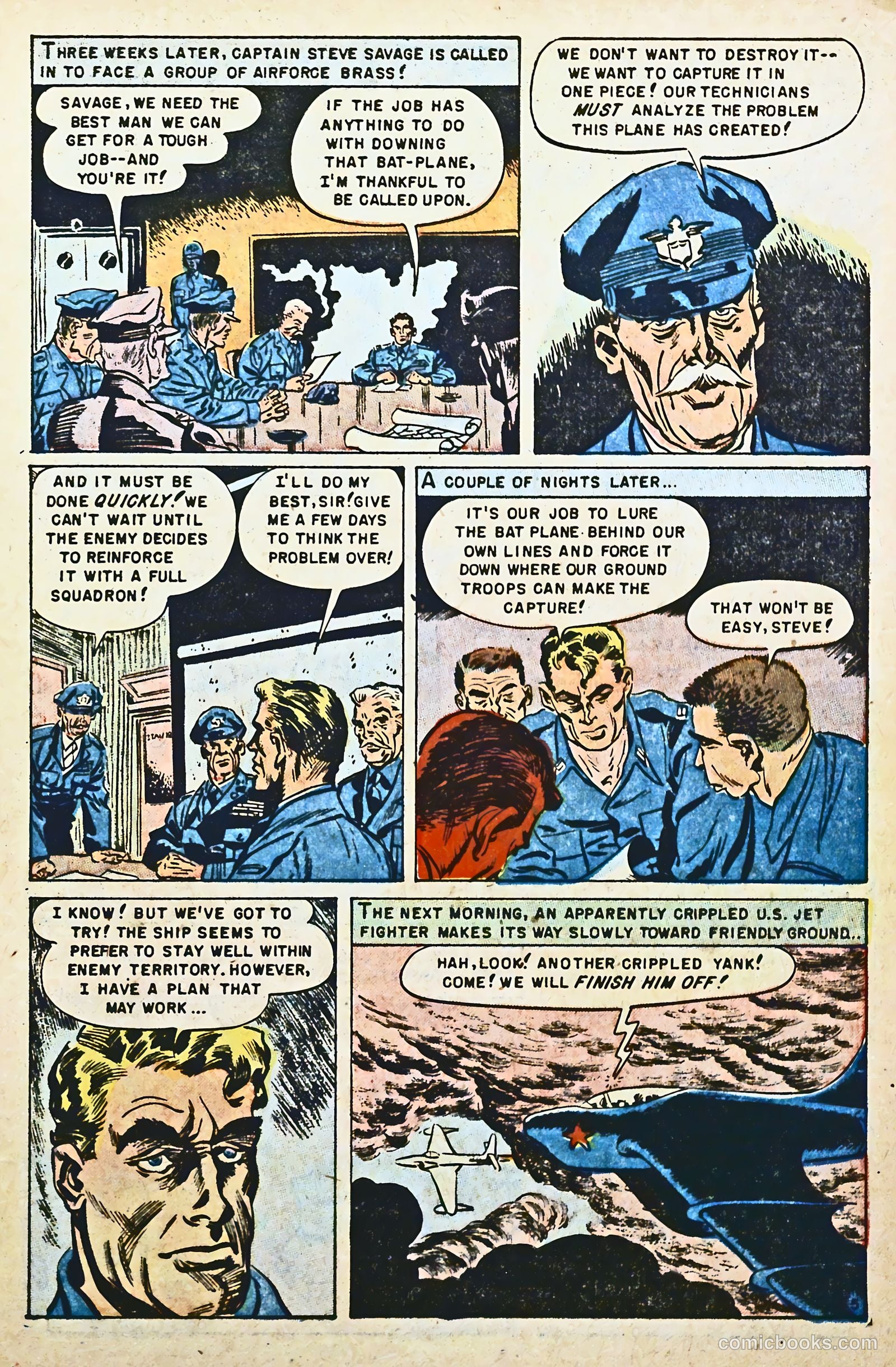 Captain Steve Savage #12 (1956) — page 7 of 36