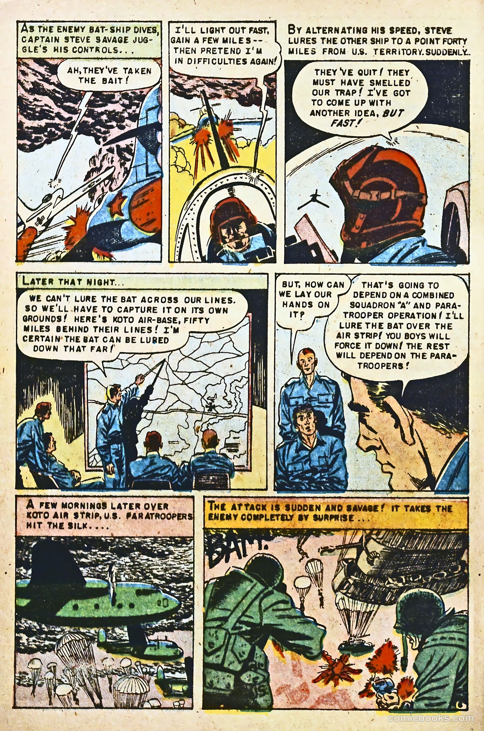 Captain Steve Savage #12 (1956) — page 8 of 36