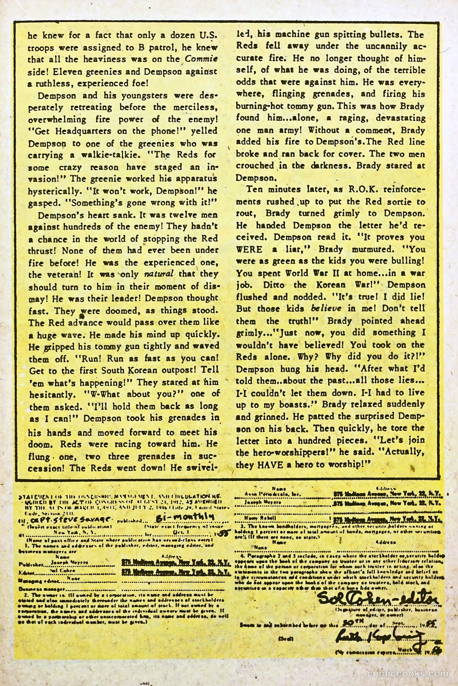 Captain Steve Savage #12 (1956) — page 19 of 36