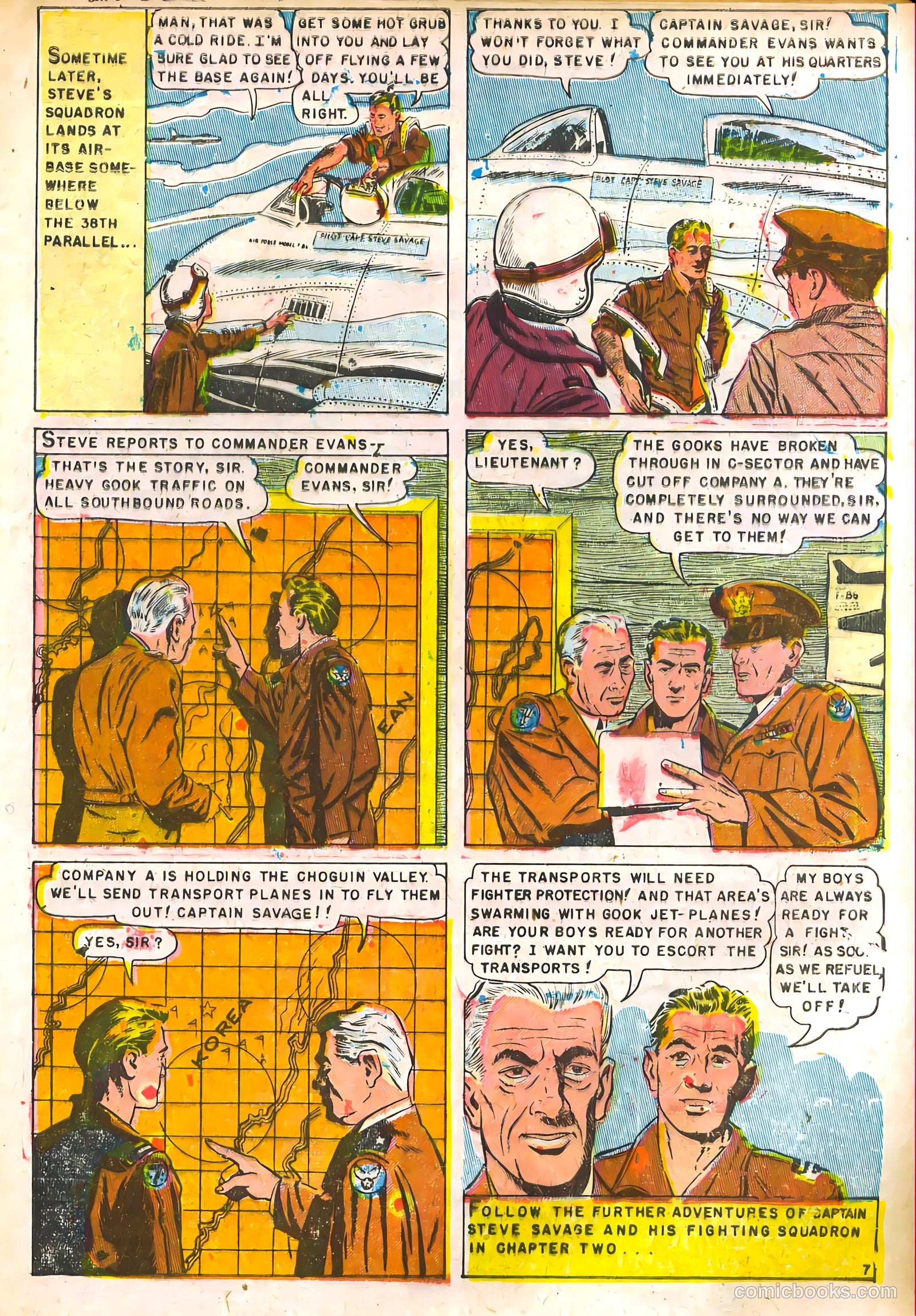 Captain Steve Savage #2 (1951) — page 9 of 36