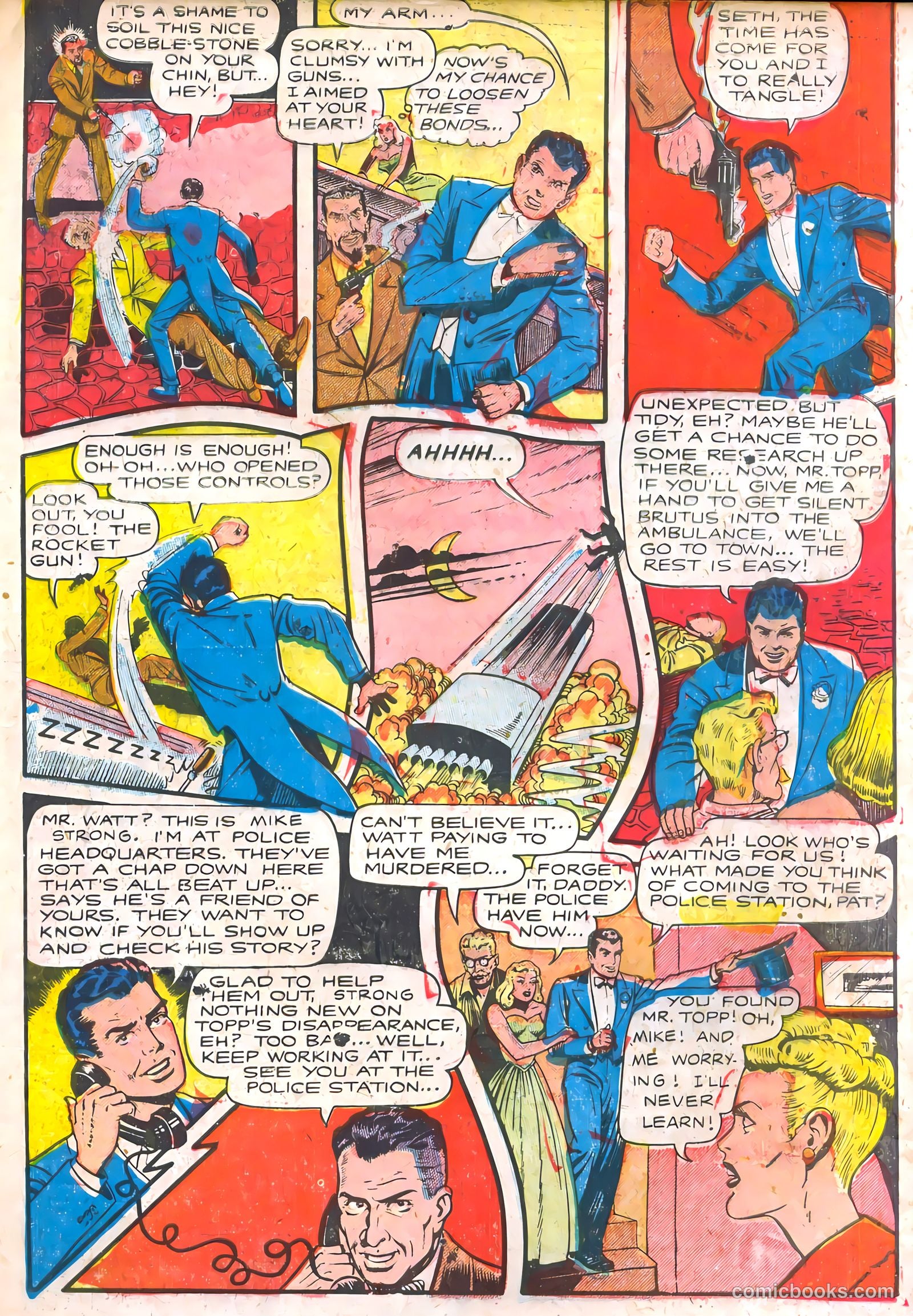 Captain Steve Savage #2 (1951) — page 33 of 36