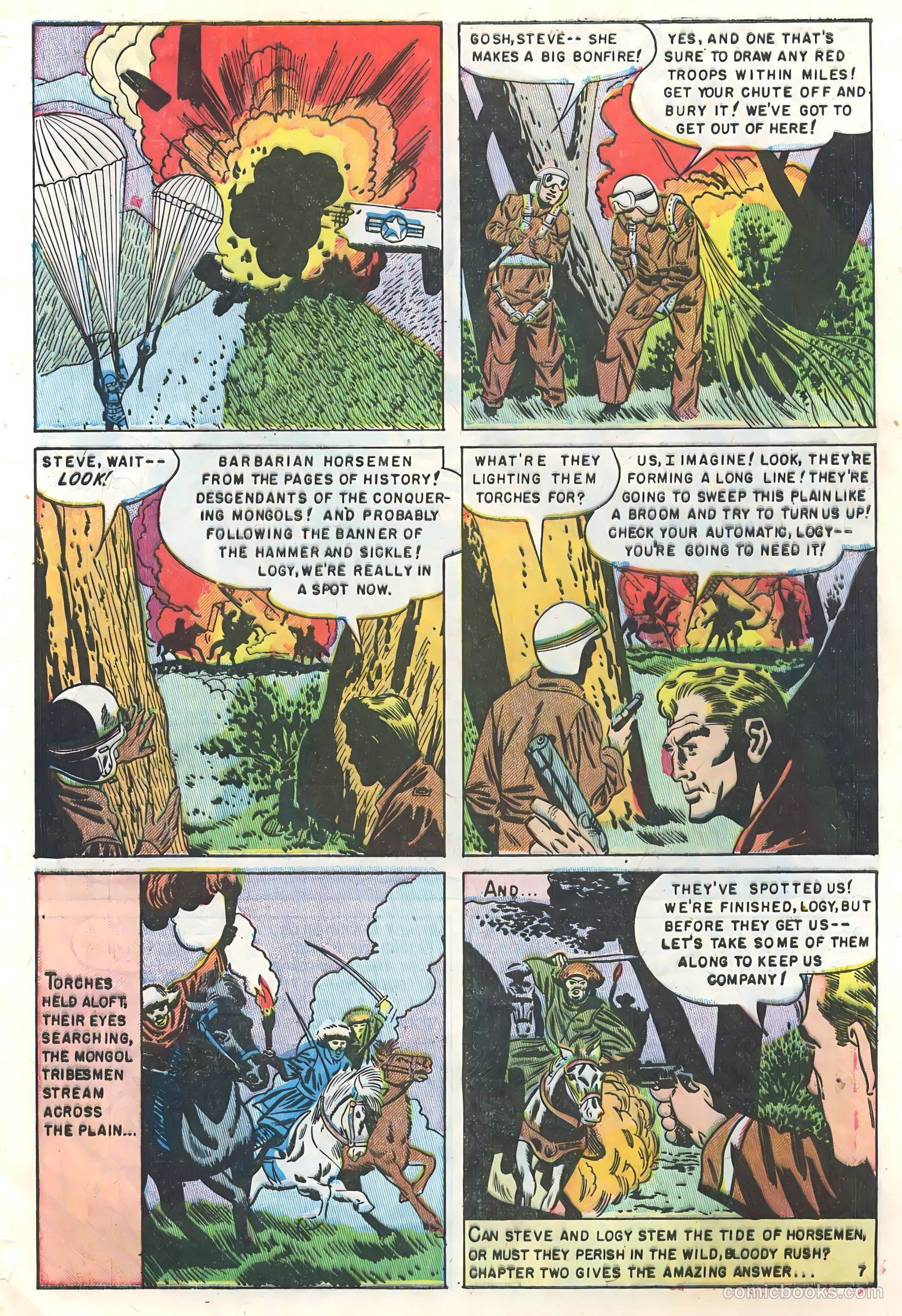 Captain Steve Savage #3 (1951) — page 9 of 35