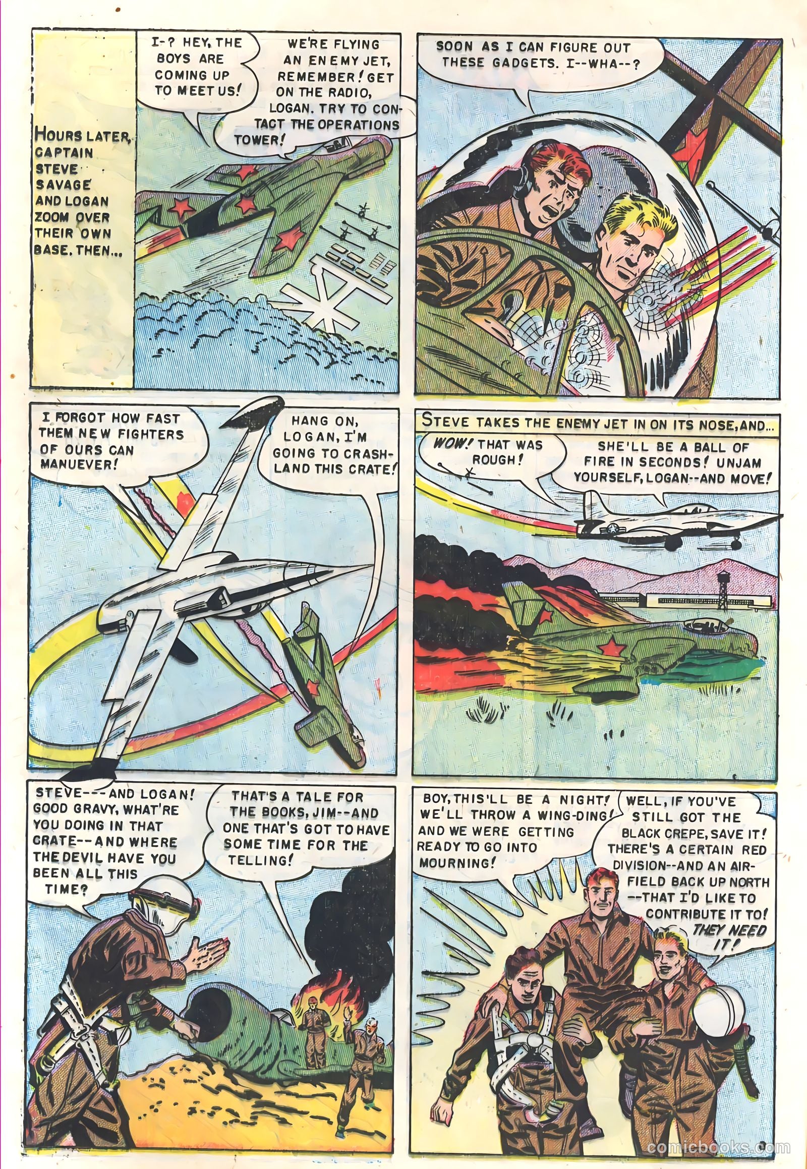 Captain Steve Savage #3 (1951) — page 24 of 35