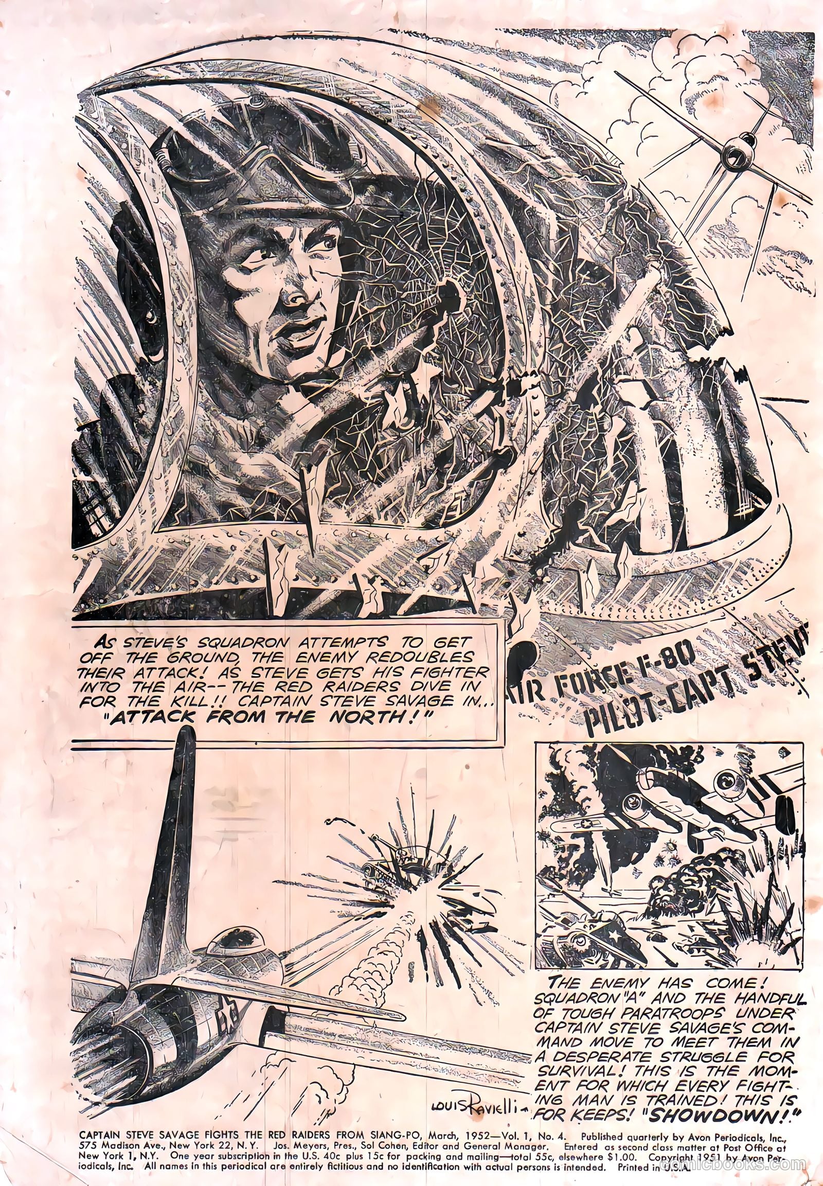 Captain Steve Savage #4 (1952) — page 2 of 35