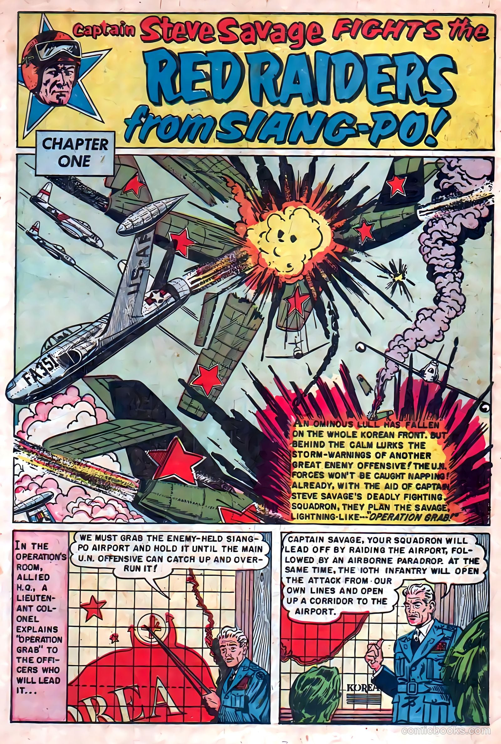 Captain Steve Savage #4 (1952) — page 3 of 35
