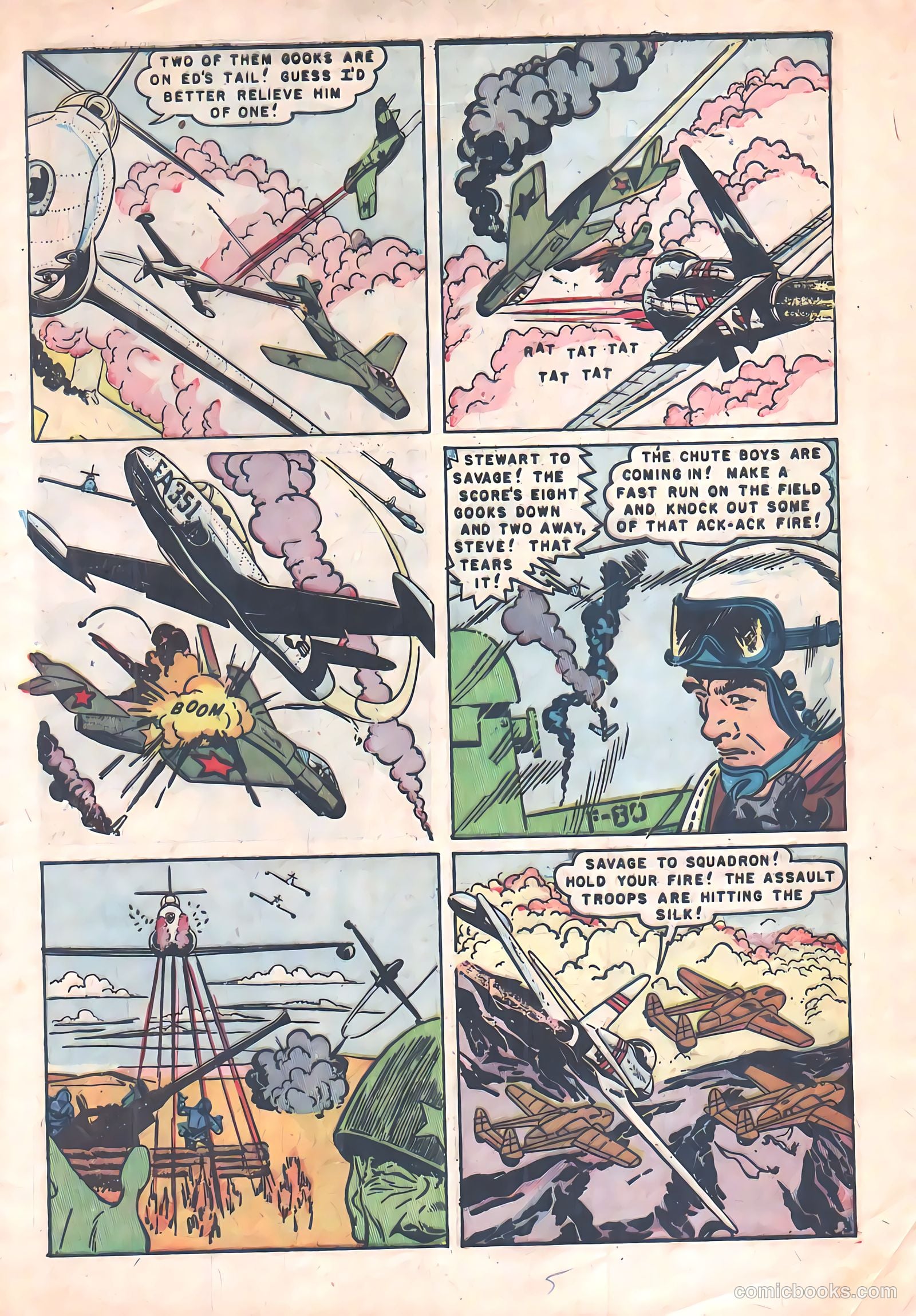 Captain Steve Savage #4 (1952) — page 5 of 35