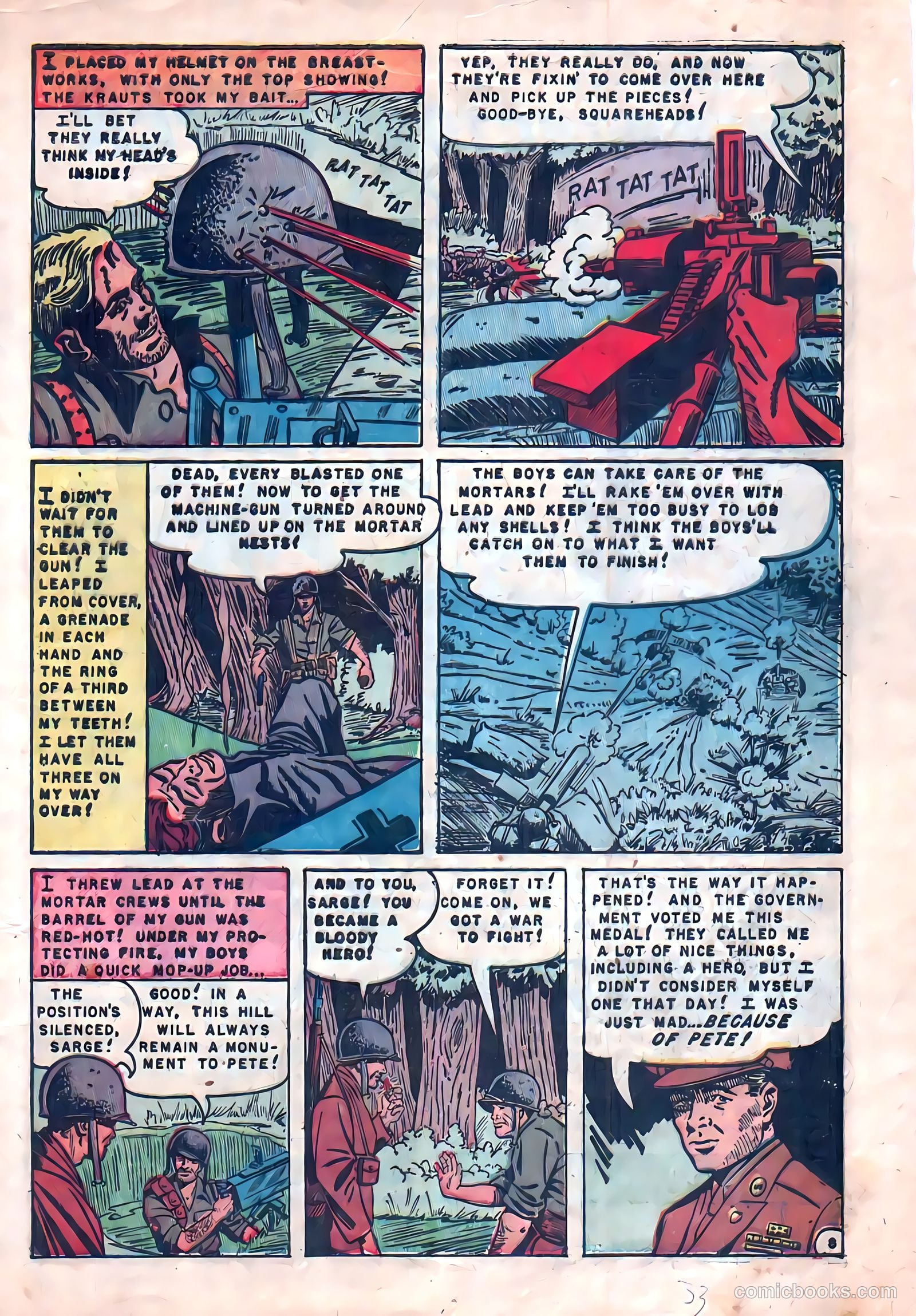 Captain Steve Savage #4 (1952) — page 33 of 35