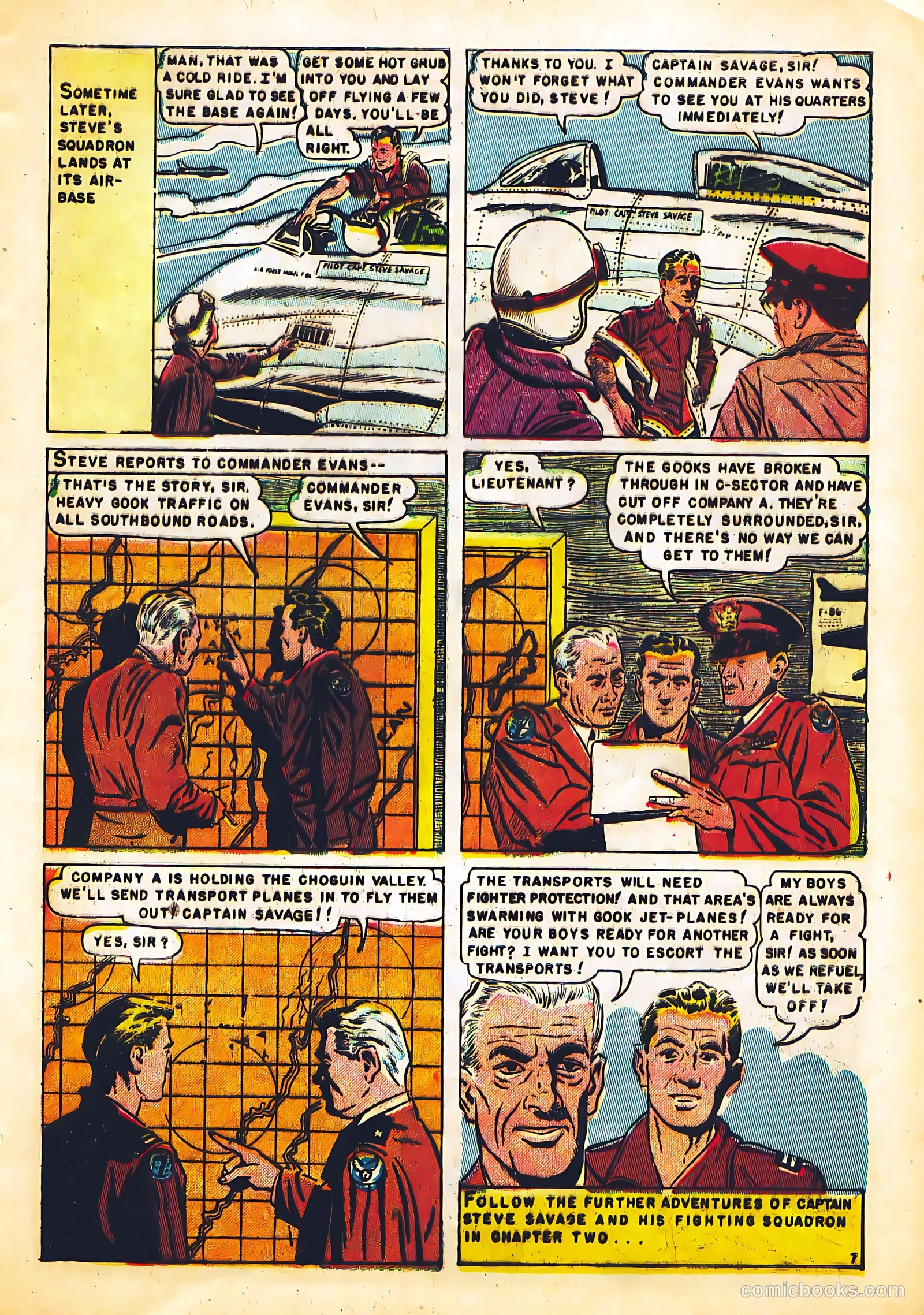 Captain Steve Savage #5 (1954) — page 9 of 36