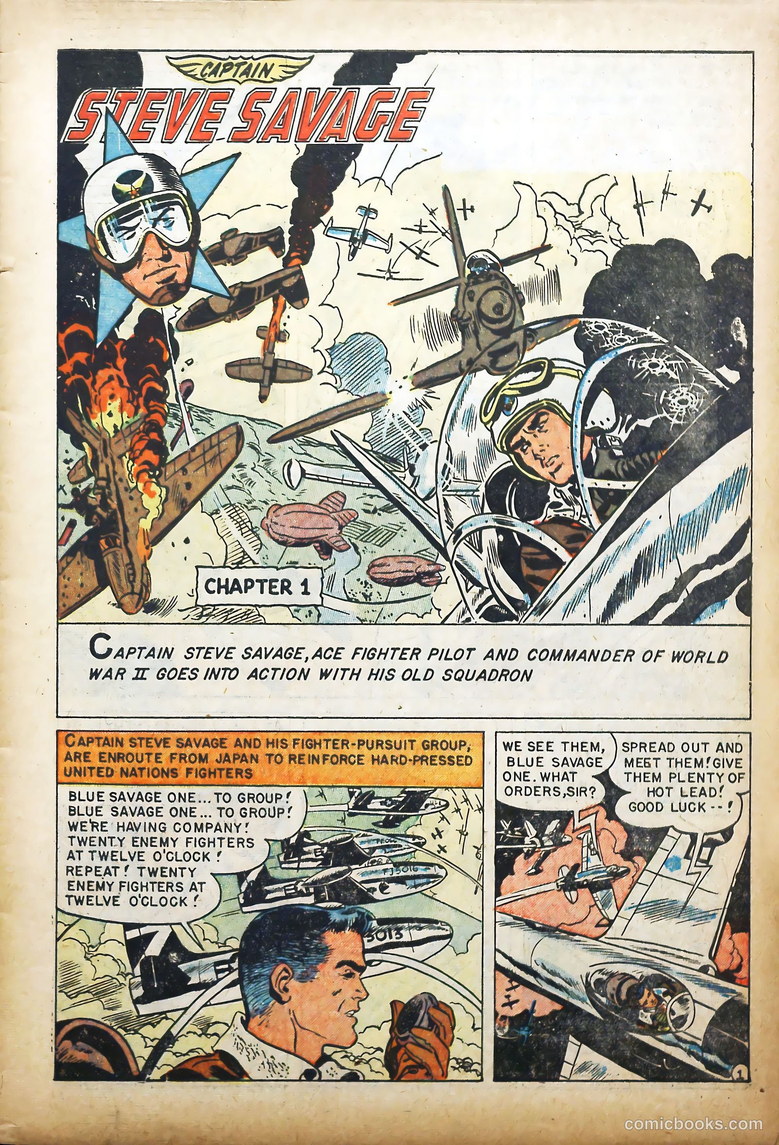 Captain Steve Savage #6 (1954) — page 3 of 37