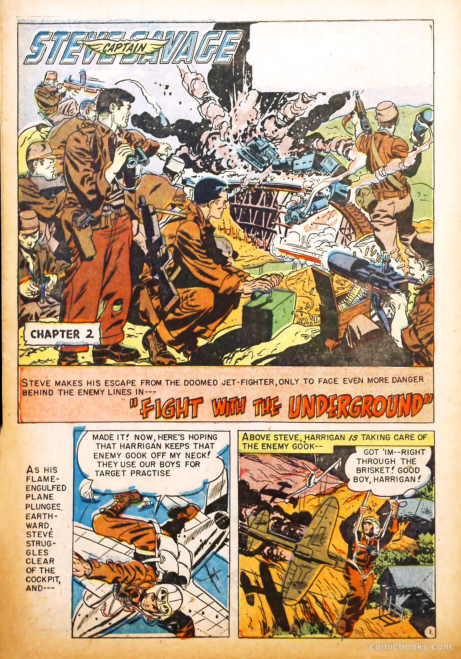 Captain Steve Savage #6 (1954) — page 10 of 37