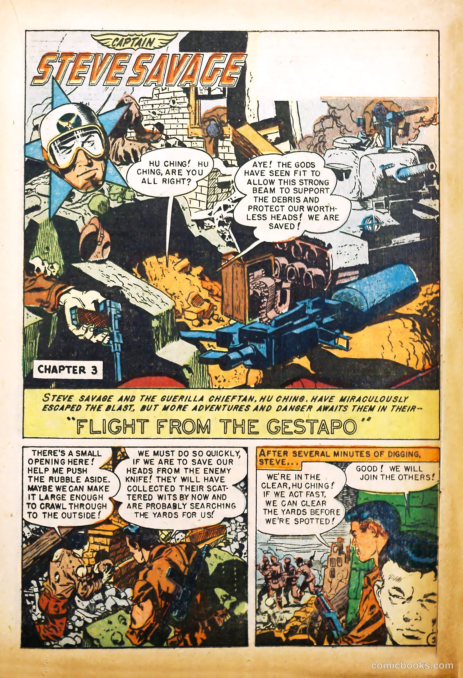 Captain Steve Savage #6 (1954) — page 17 of 37
