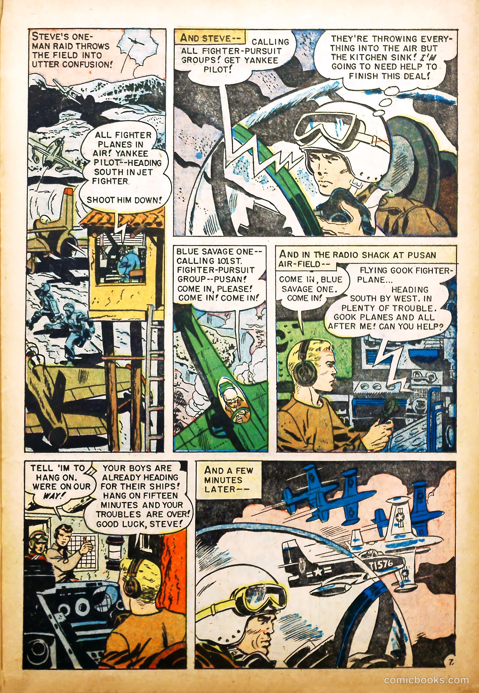 Captain Steve Savage #6 (1954) — page 23 of 37
