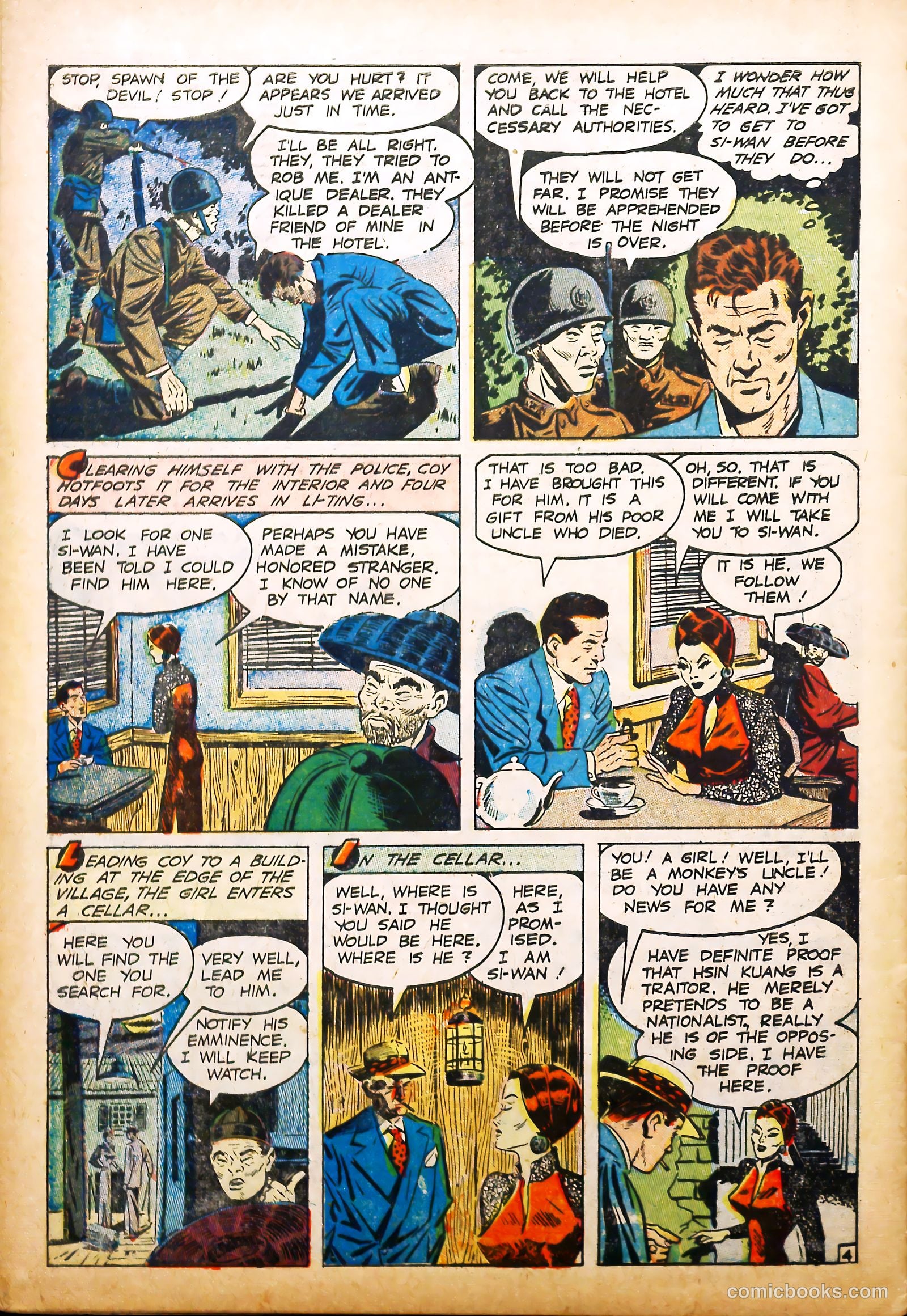 Captain Steve Savage #6 (1954) — page 30 of 37