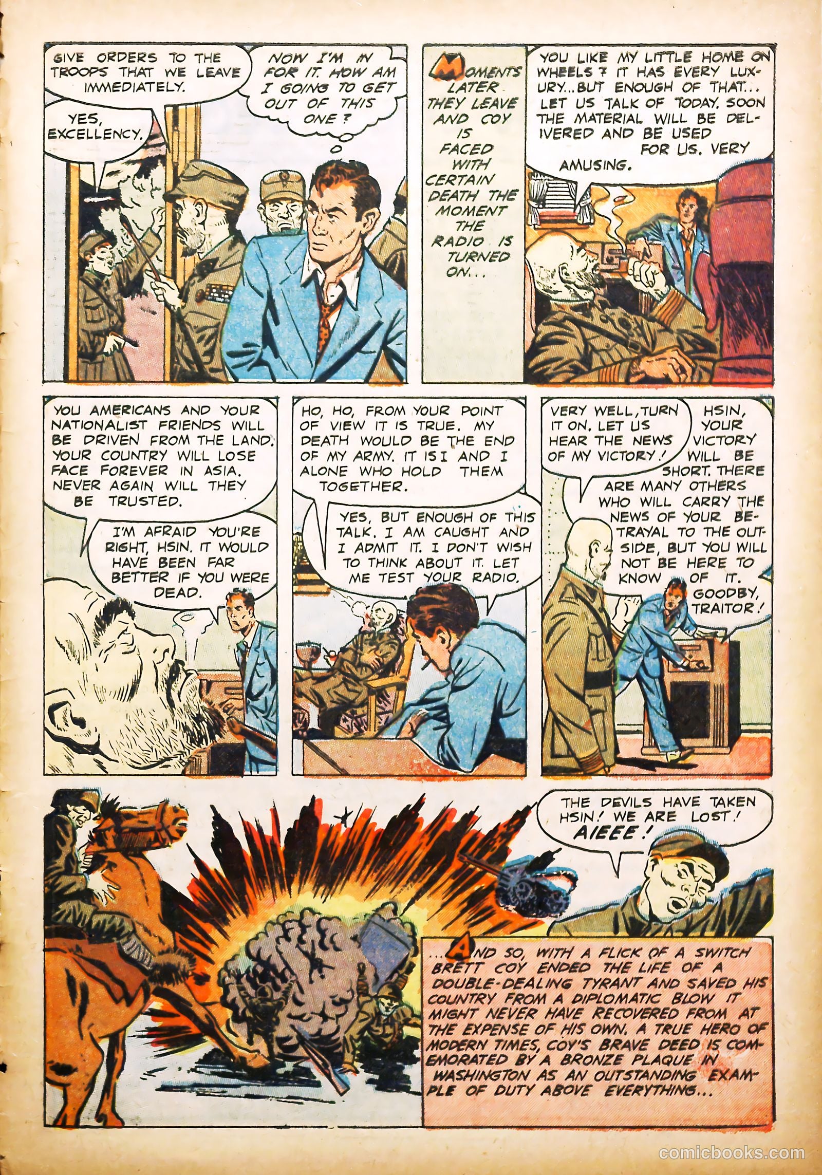 Captain Steve Savage #6 (1954) — page 33 of 37