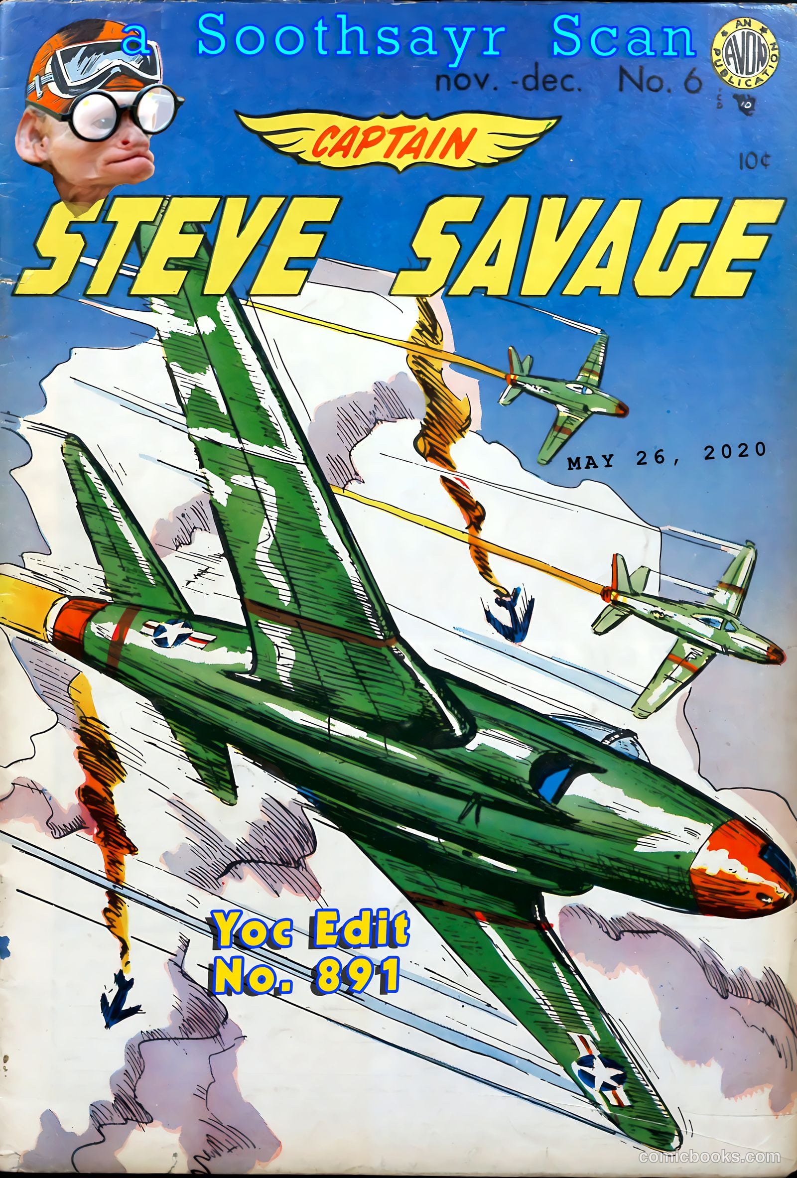 Captain Steve Savage #6 (1954) — page 37 of 37