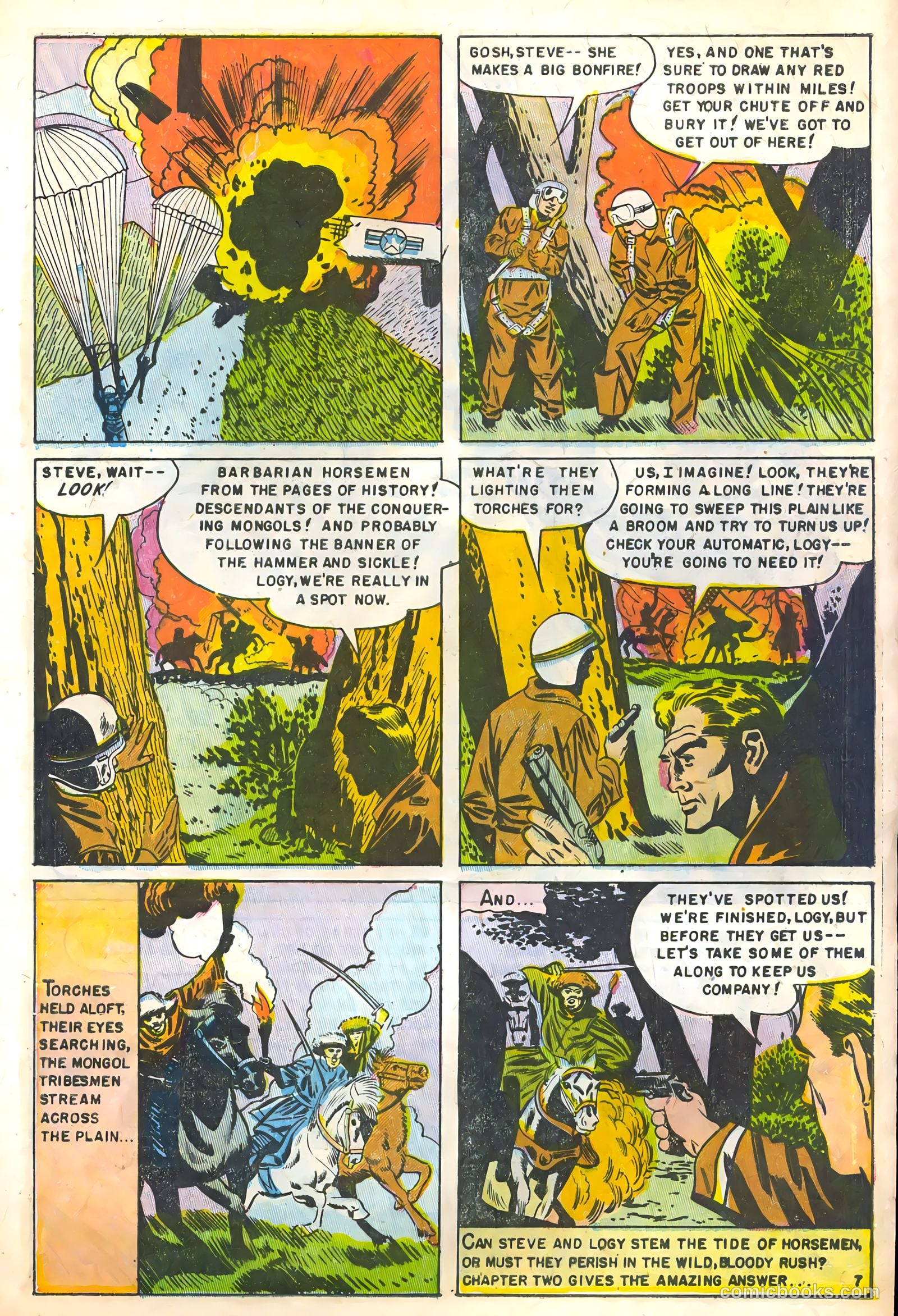 Captain Steve Savage #7 (1955) — page 9 of 36