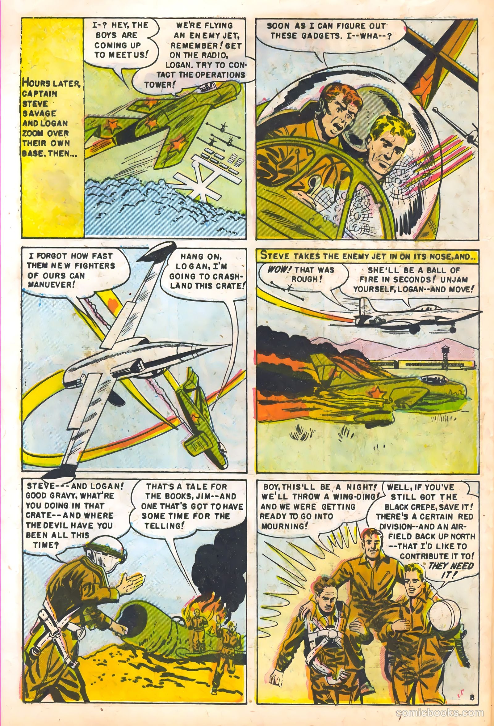 Captain Steve Savage #7 (1955) — page 24 of 36