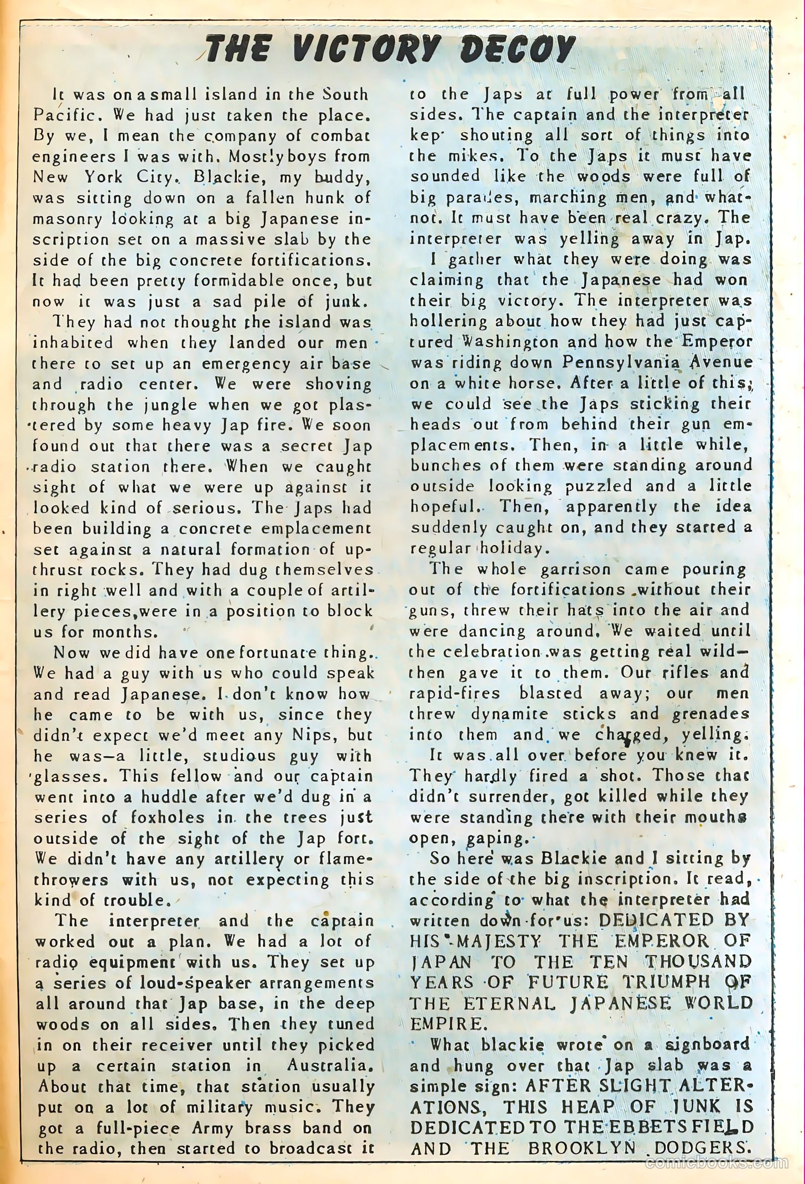 Captain Steve Savage #7 (1955) — page 33 of 36