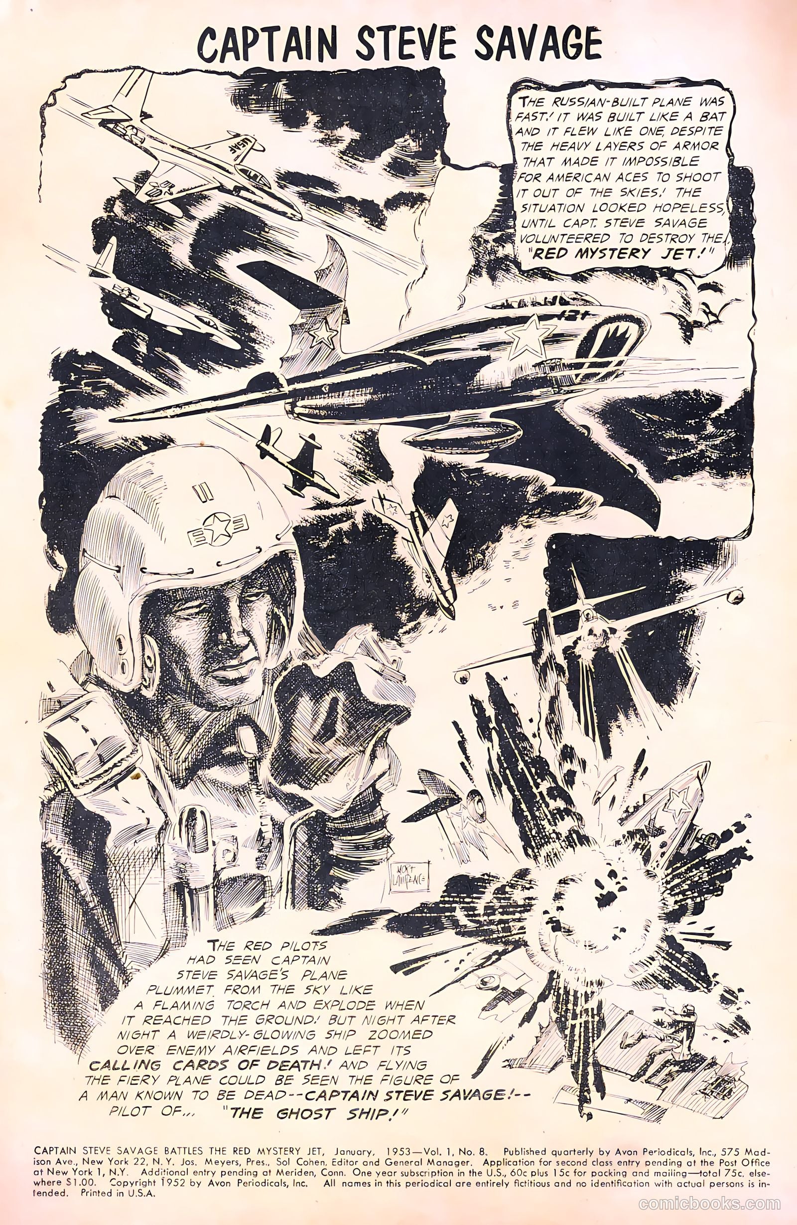 Captain Steve Savage #8 (1955) — page 2 of 36