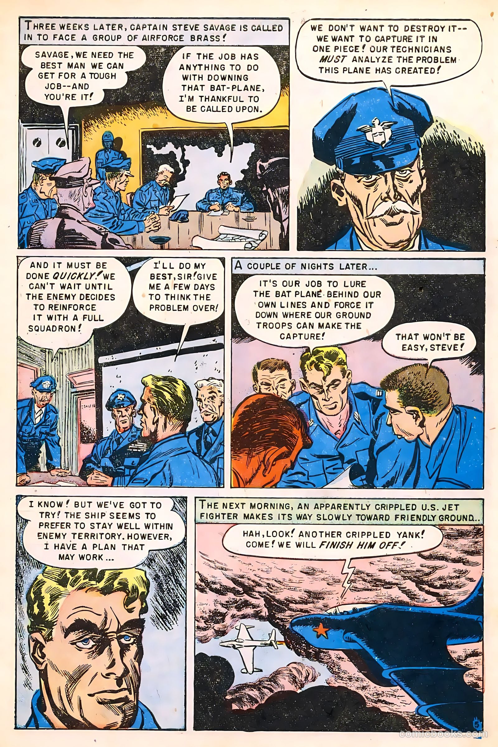 Captain Steve Savage #8 (1955) — page 7 of 36