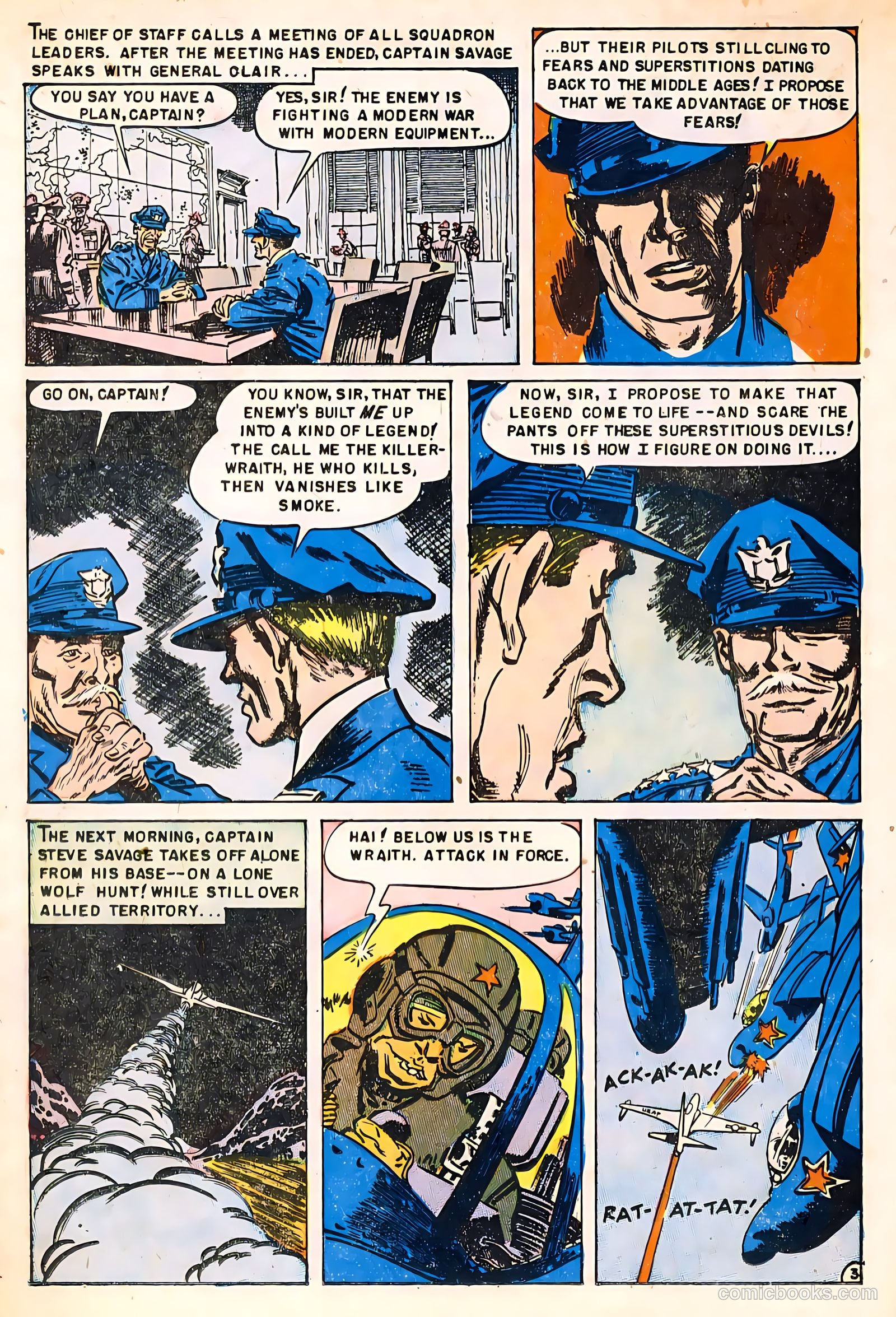 Captain Steve Savage #8 (1955) — page 22 of 36