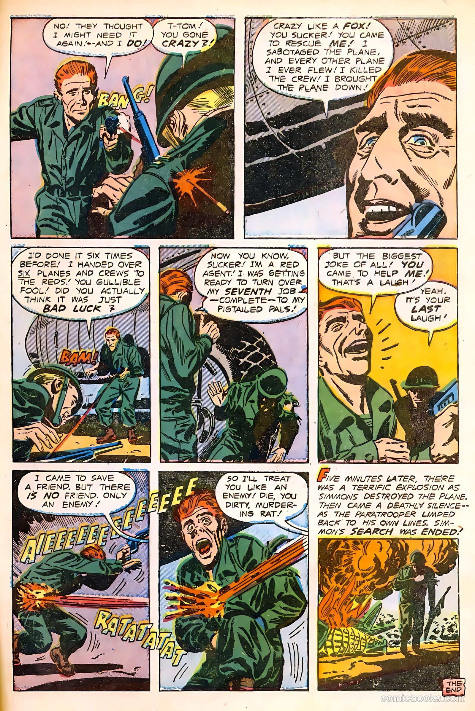 Captain Steve Savage #8 (1955) — page 33 of 36