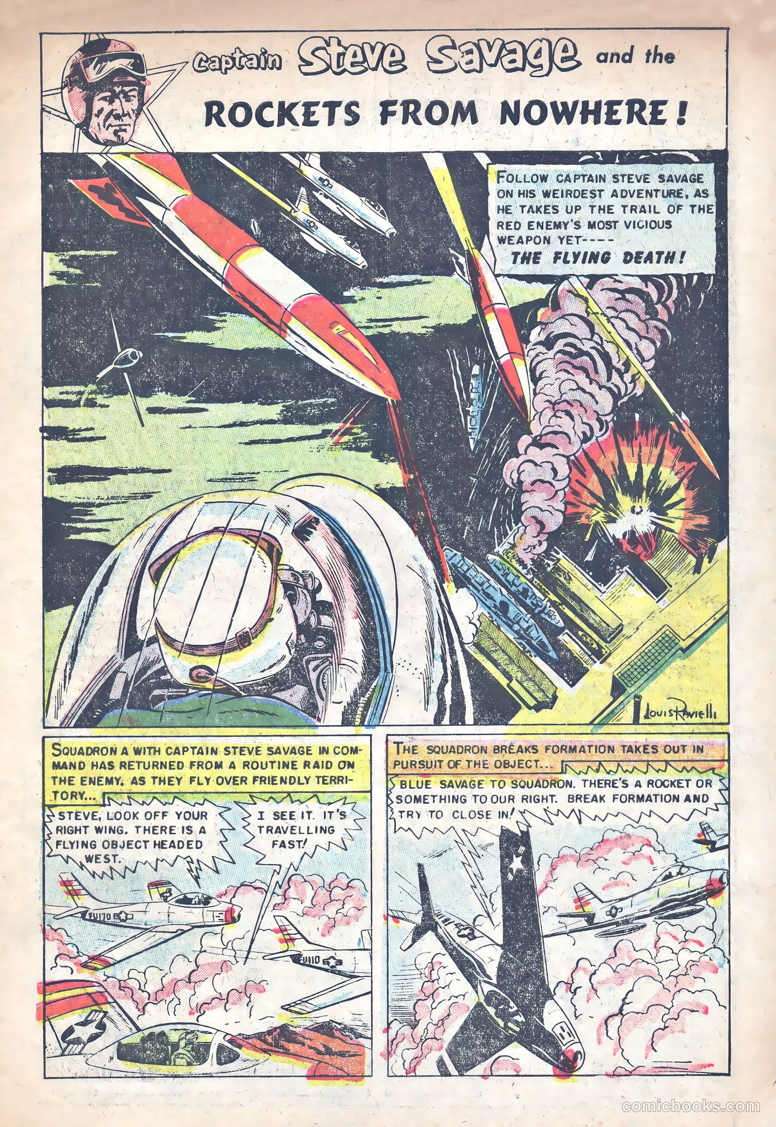 Captain Steve Savage #9 (1955) — page 3 of 36