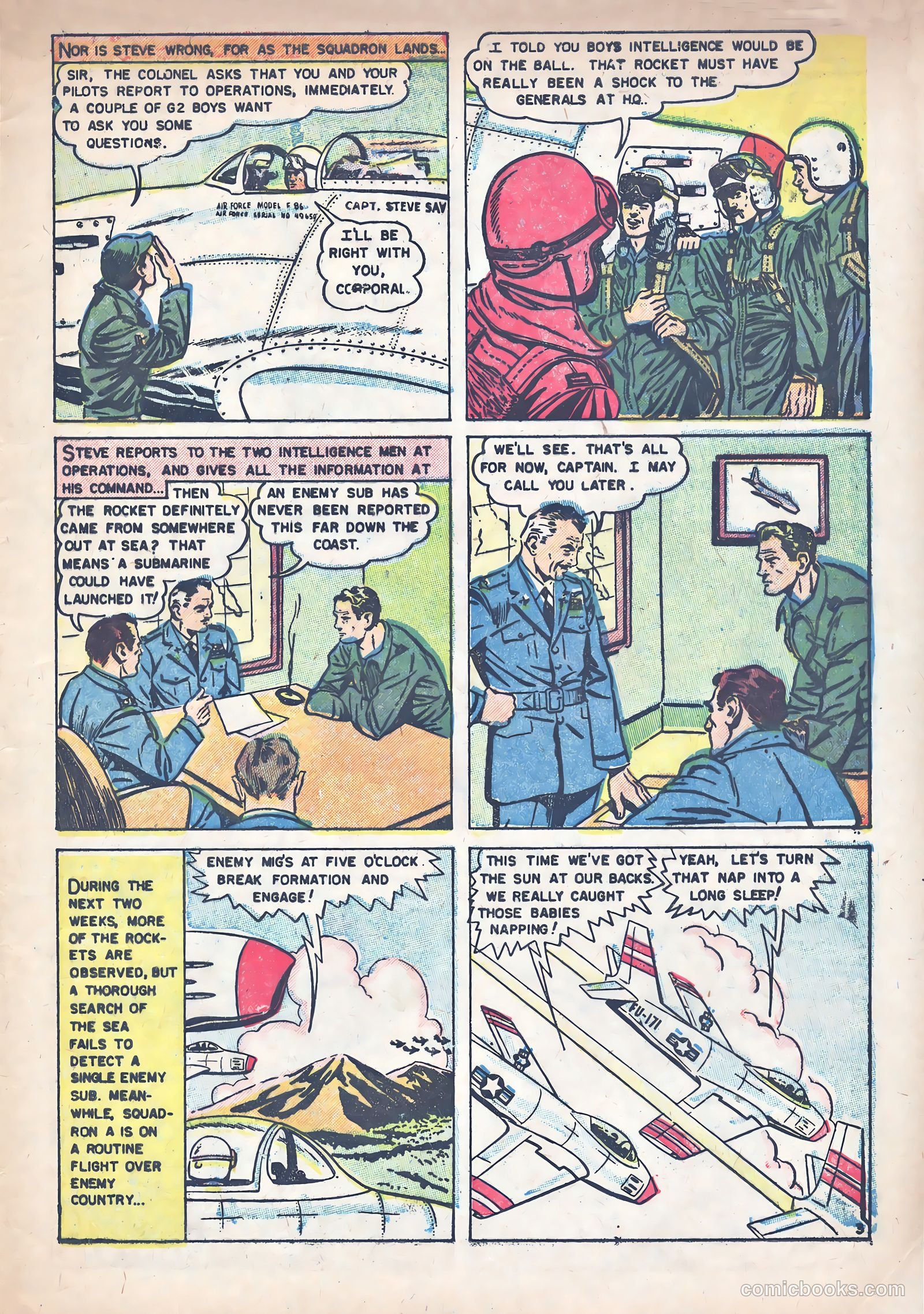 Captain Steve Savage #9 (1955) — page 5 of 36