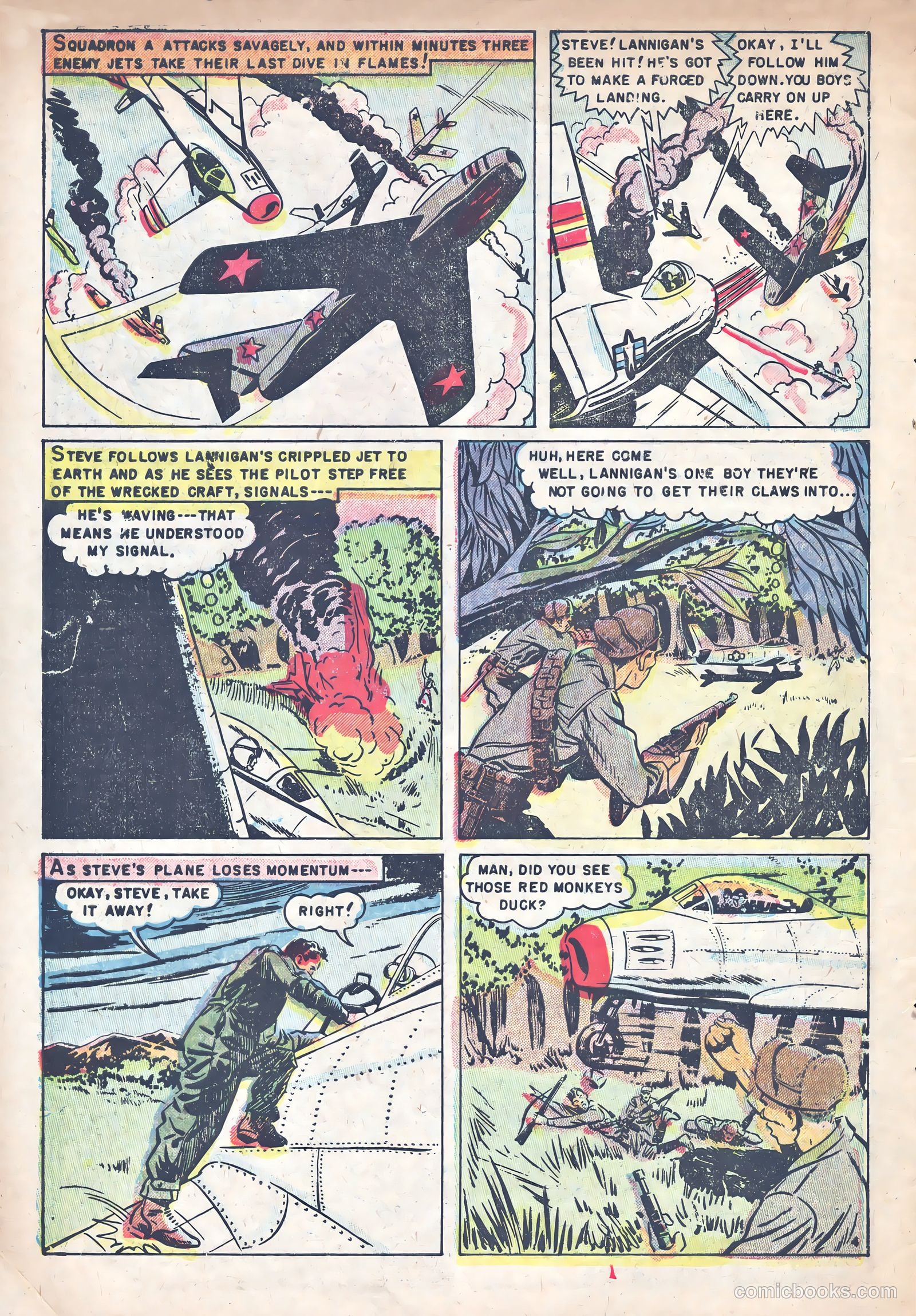 Captain Steve Savage #9 (1955) — page 6 of 36