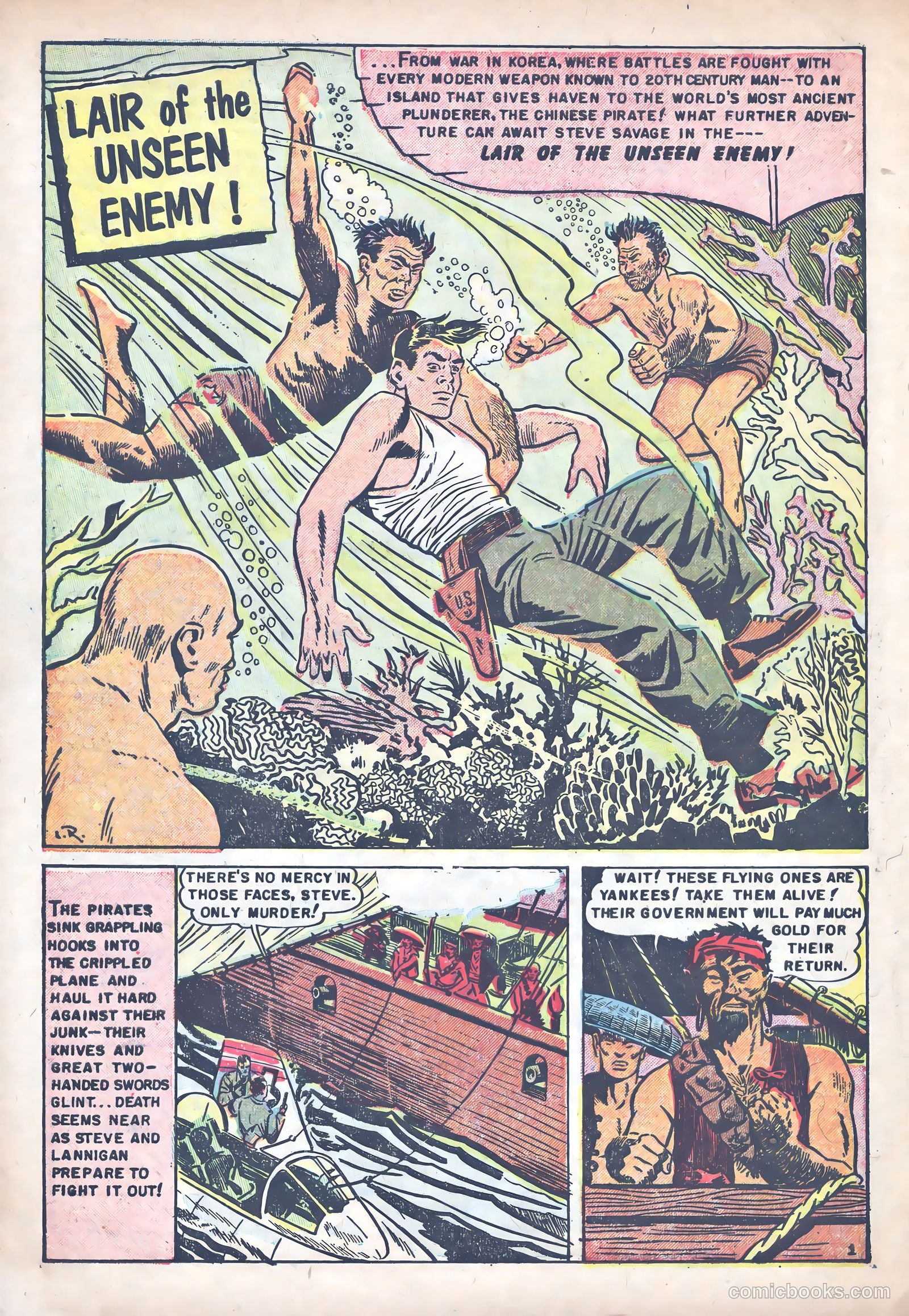 Captain Steve Savage #9 (1955) — page 10 of 36
