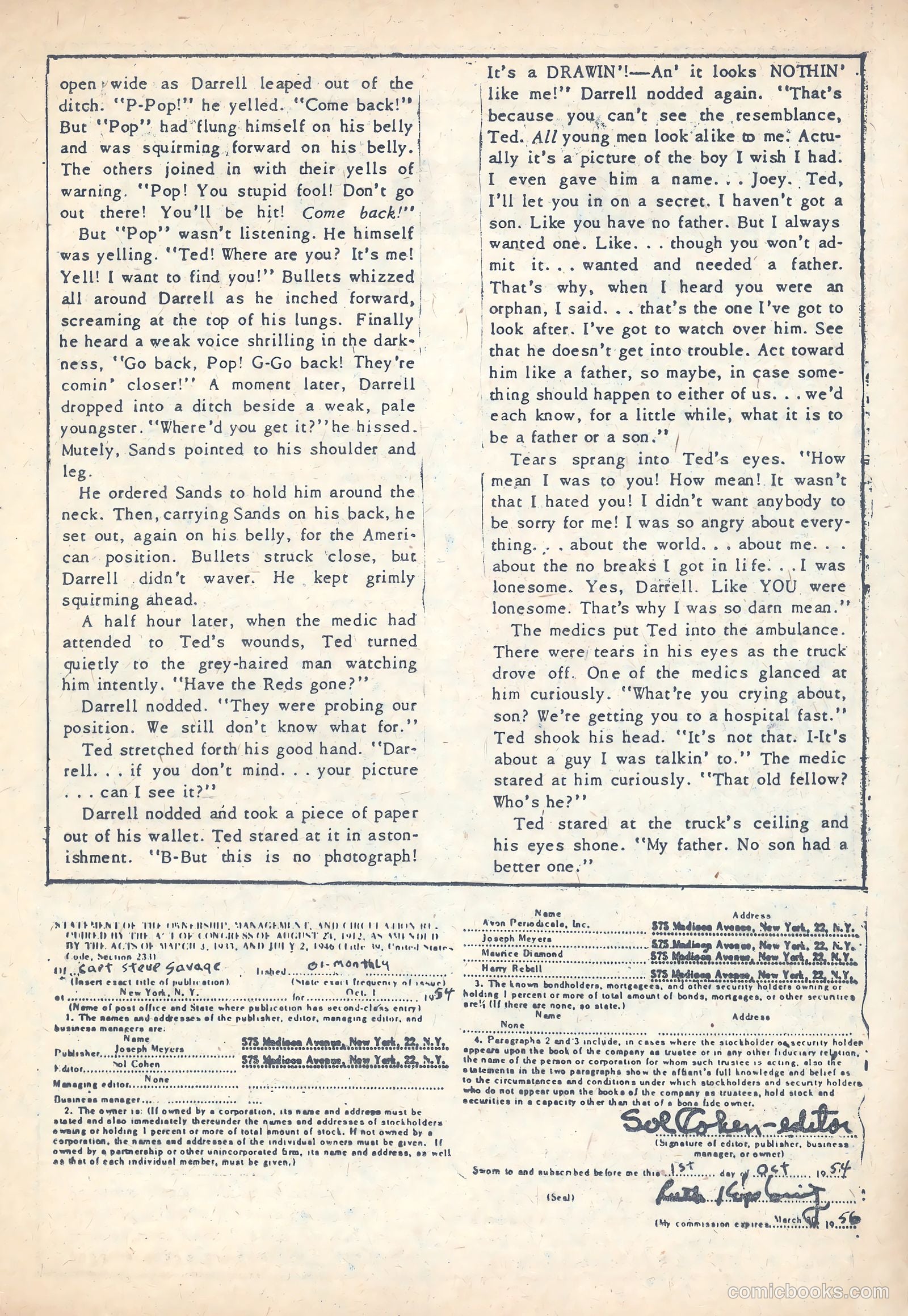 Captain Steve Savage #9 (1955) — page 17 of 36