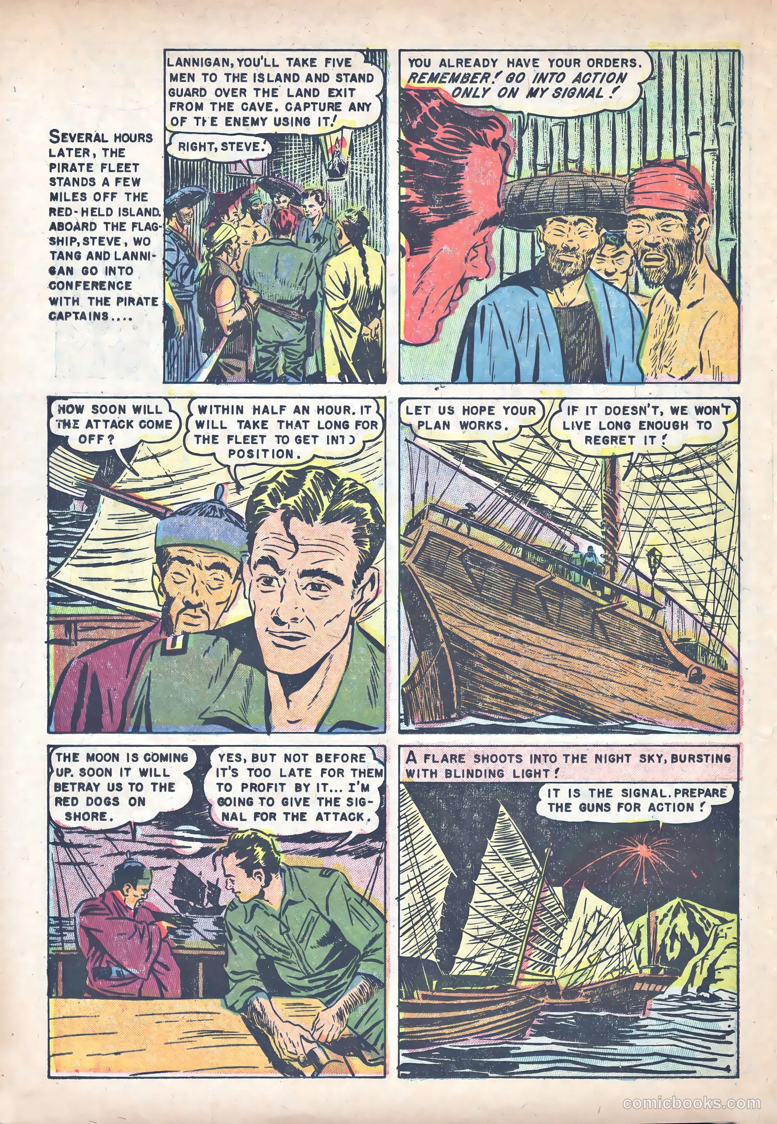 Captain Steve Savage #9 (1955) — page 22 of 36