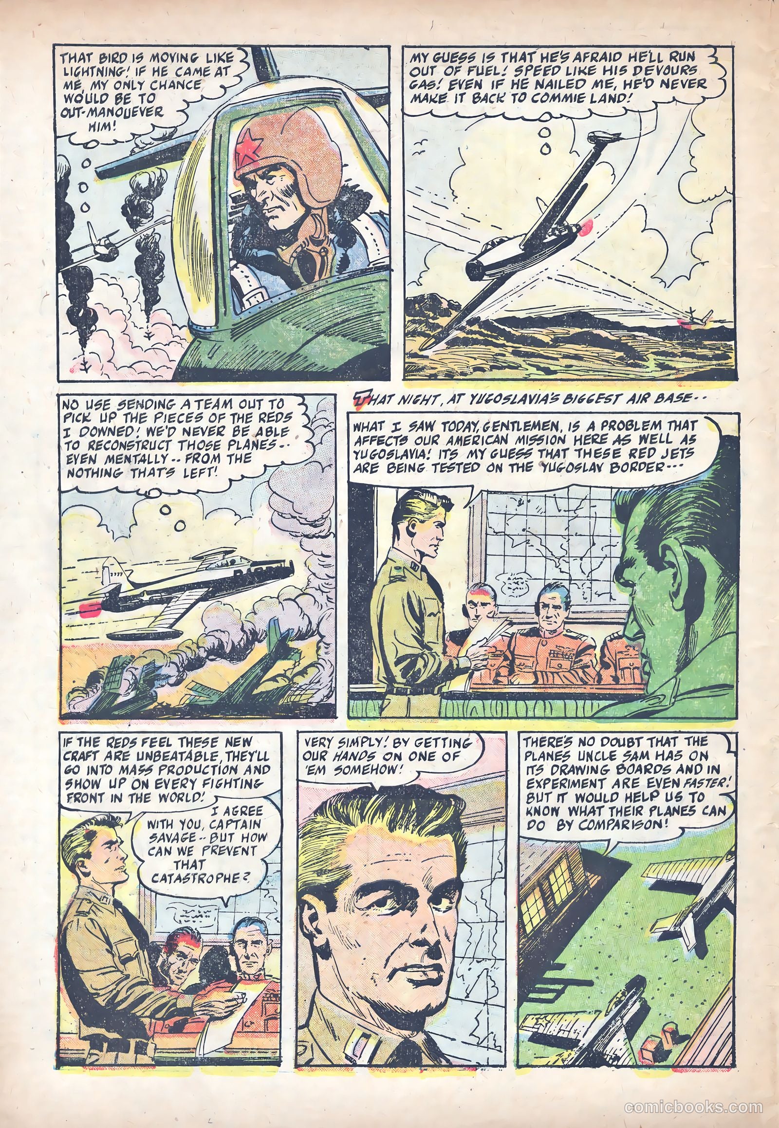 Captain Steve Savage #9 (1955) — page 30 of 36