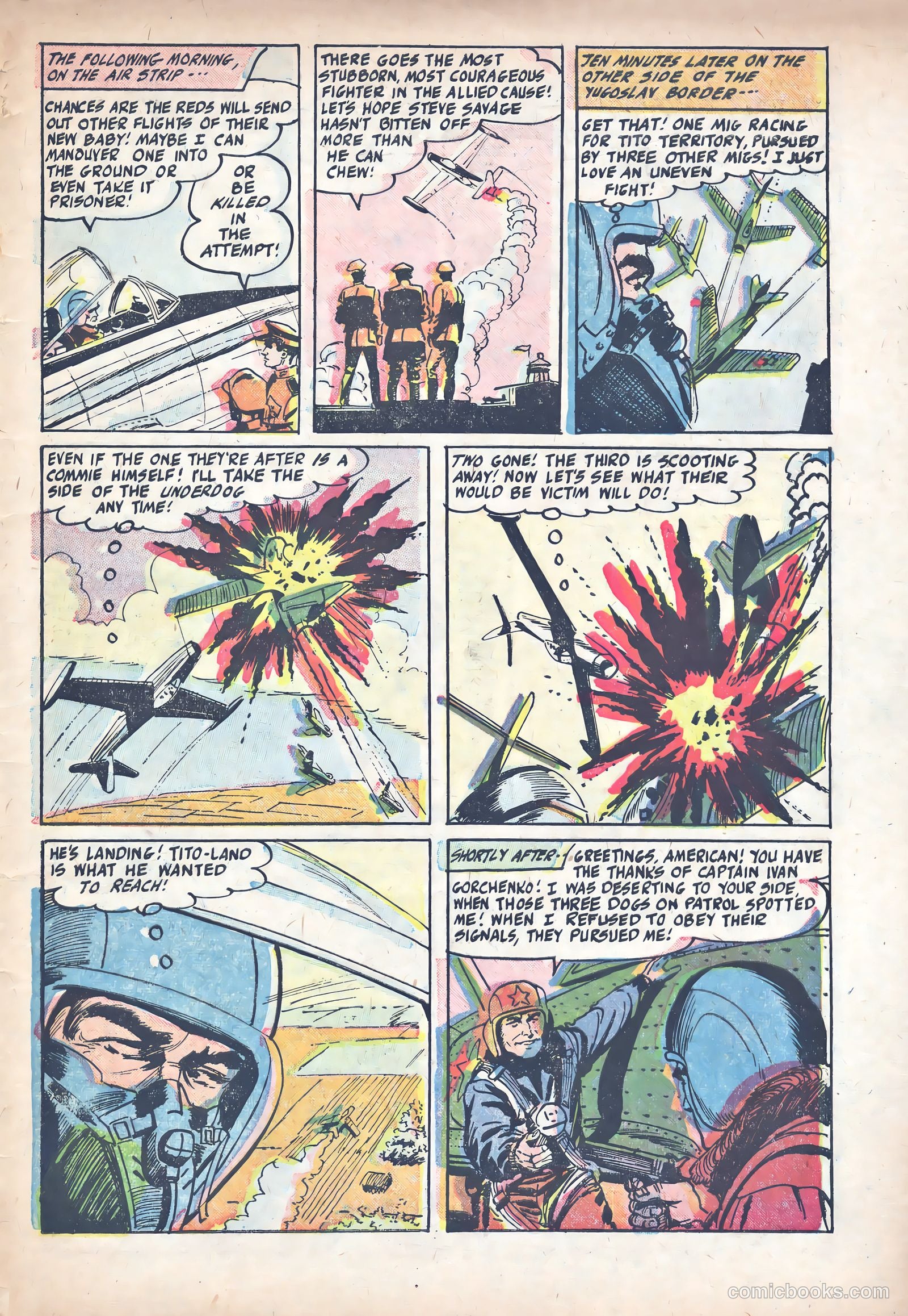 Captain Steve Savage #9 (1955) — page 31 of 36