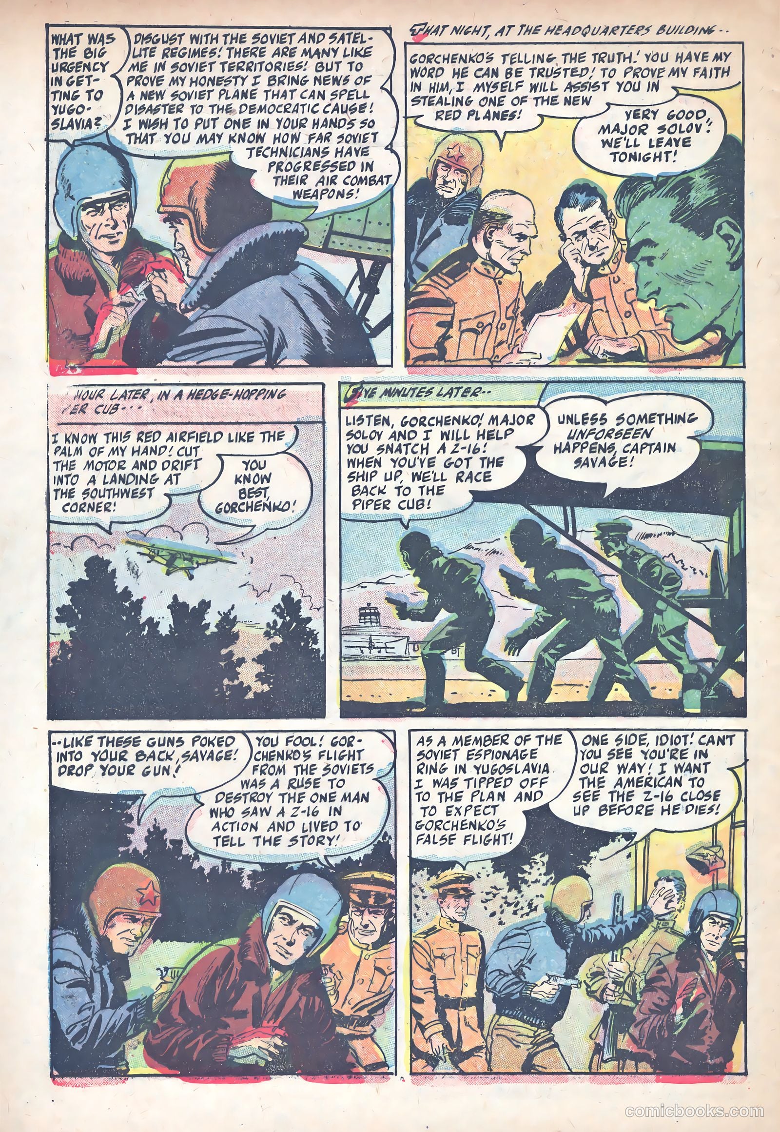 Captain Steve Savage #9 (1955) — page 32 of 36