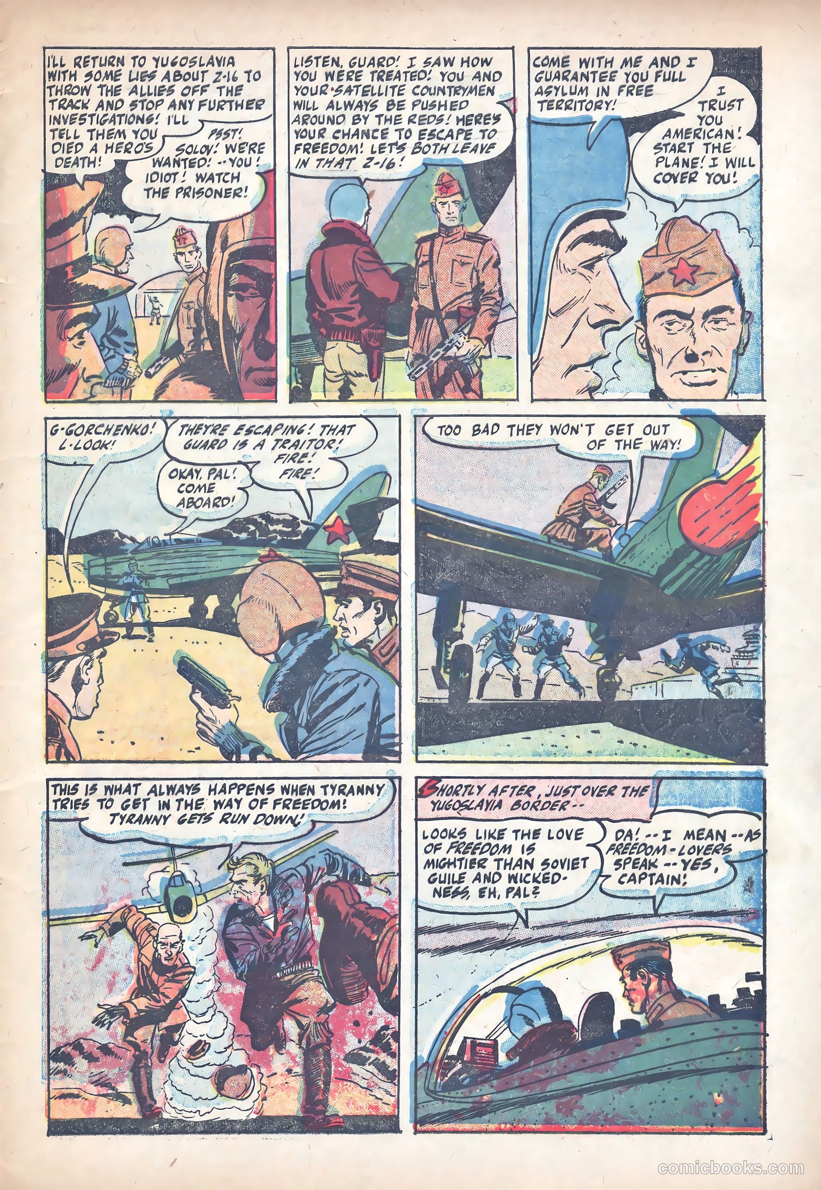 Captain Steve Savage #9 (1955) — page 33 of 36