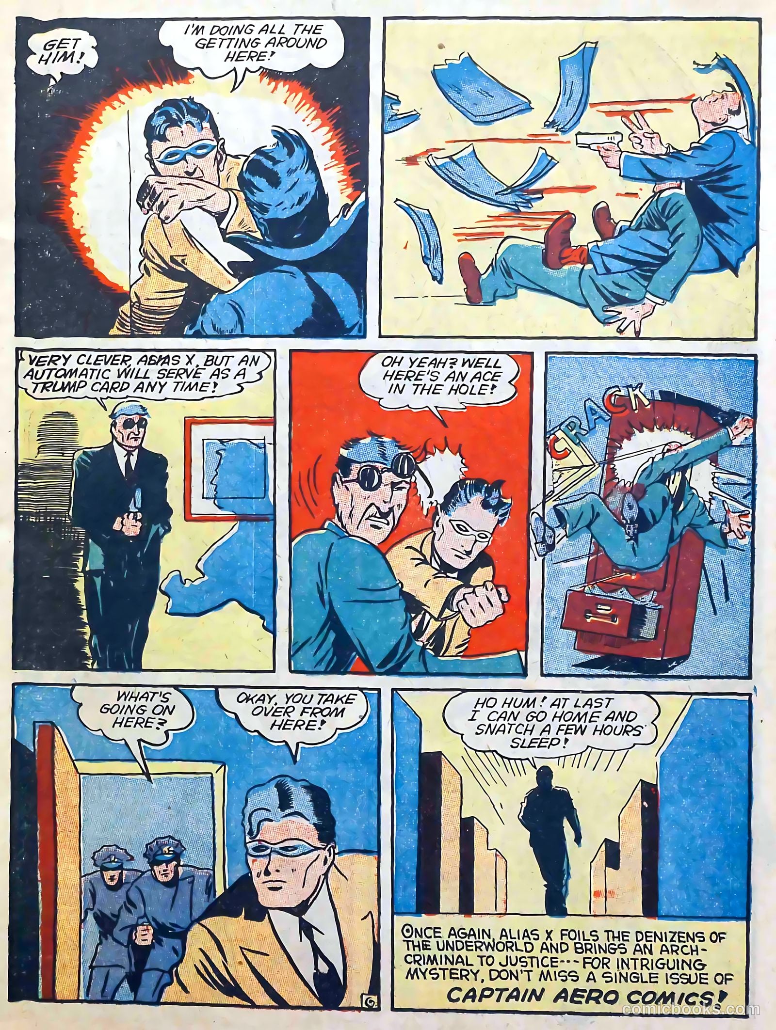Captain Triumph Comics #10 (1948) — page 19 of 68