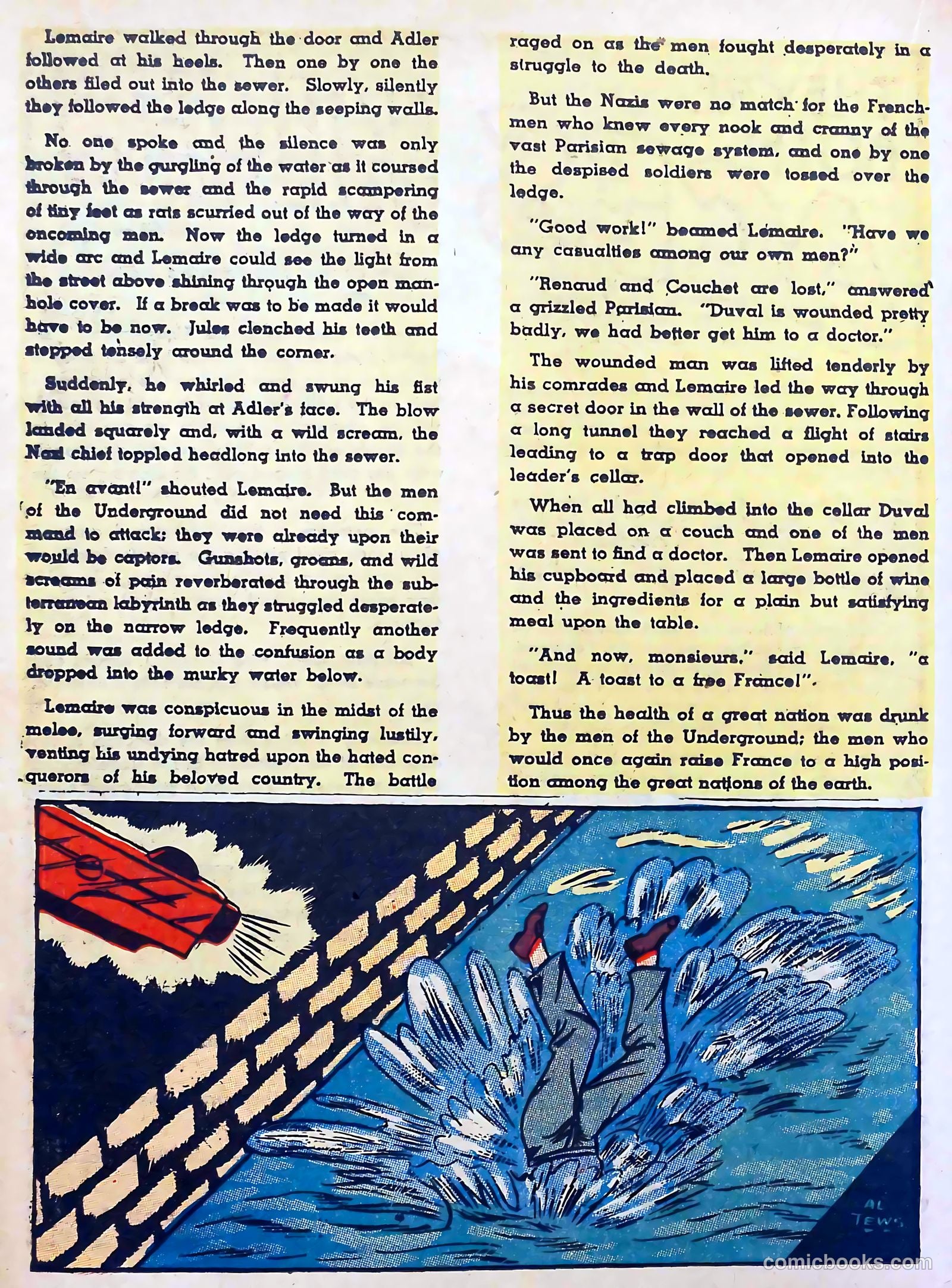 Captain Triumph Comics #10 (1948) — page 36 of 68
