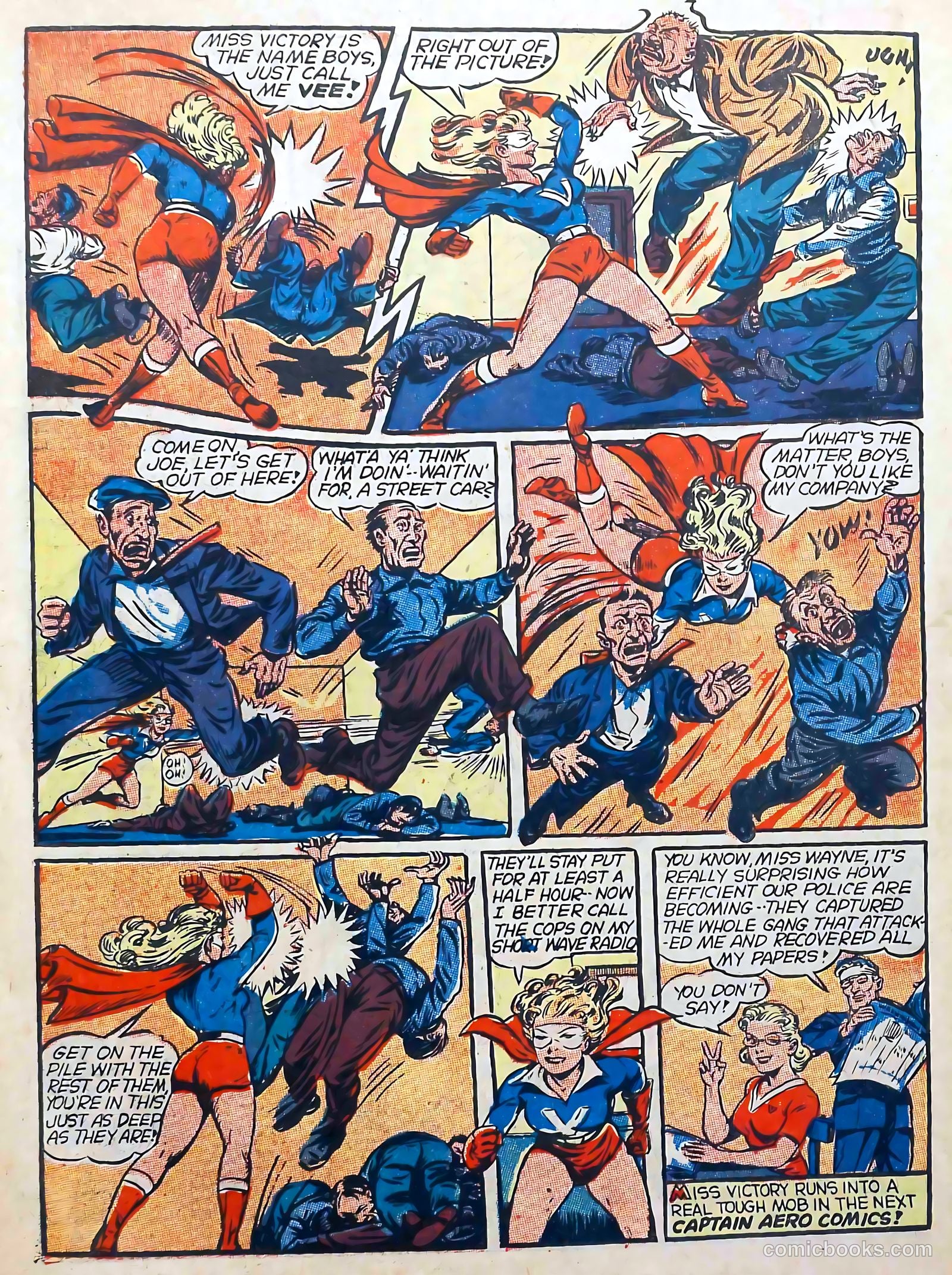 Captain Triumph Comics #10 (1948) — page 58 of 68