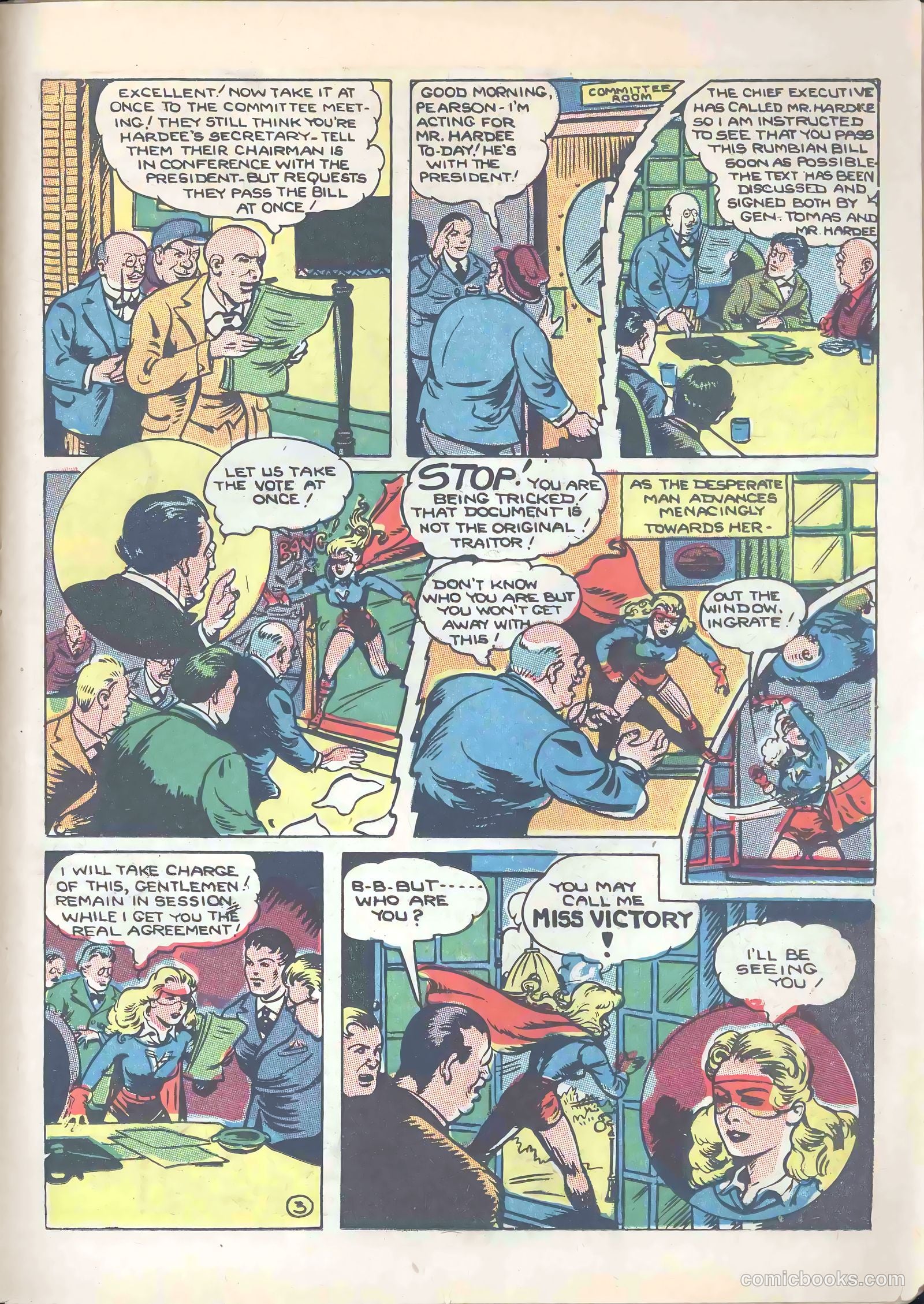 Captain Triumph Comics #11 (1948) — page 21 of 60