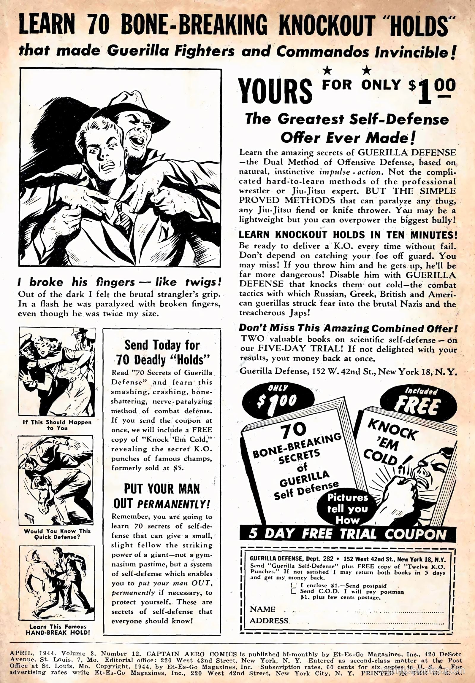 Captain Triumph Comics #14 (1944) — page 2 of 60