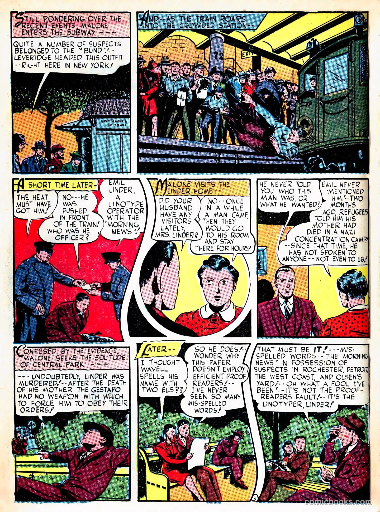 Captain Triumph Comics #14 (1944) — page 20 of 60